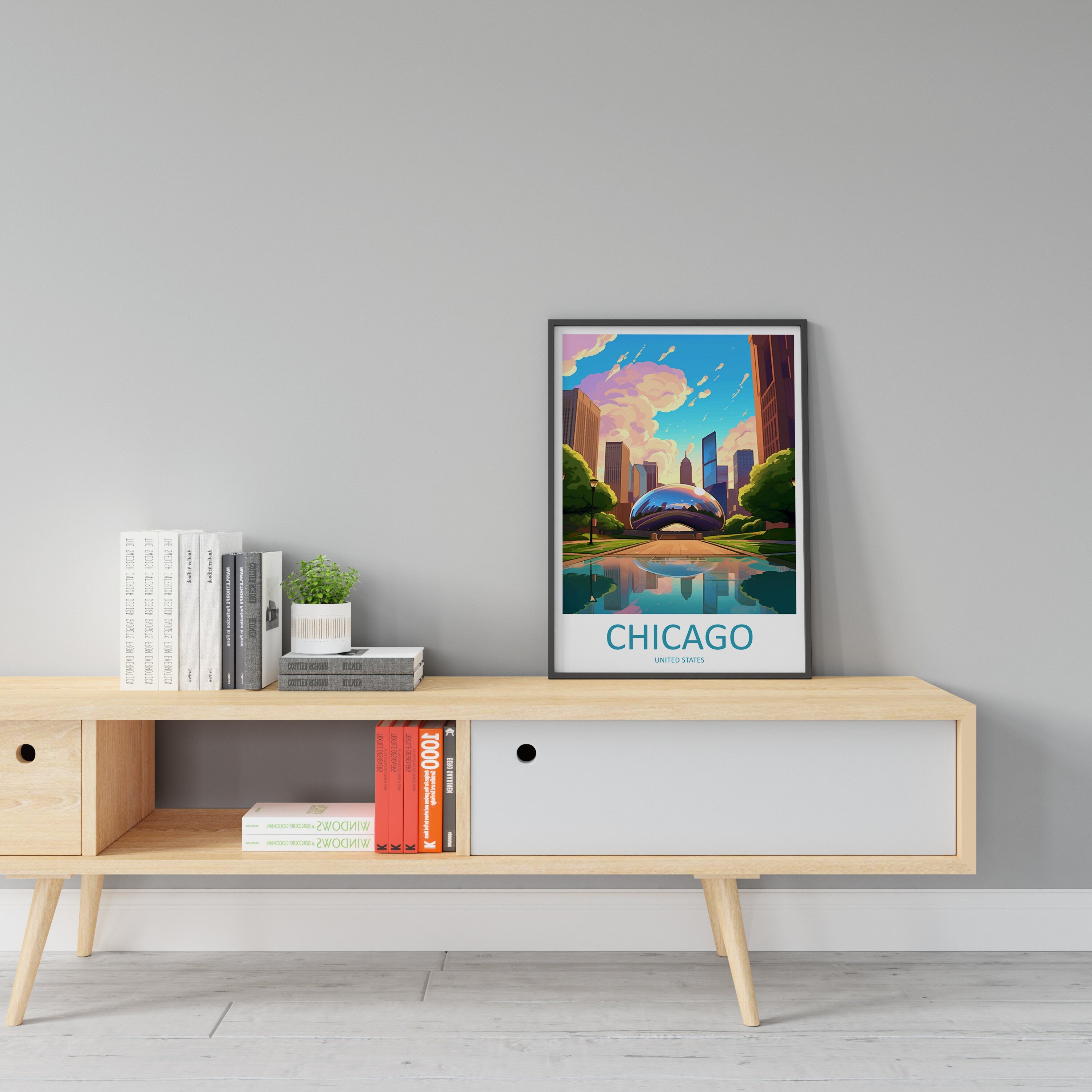 Chicago Travel Print