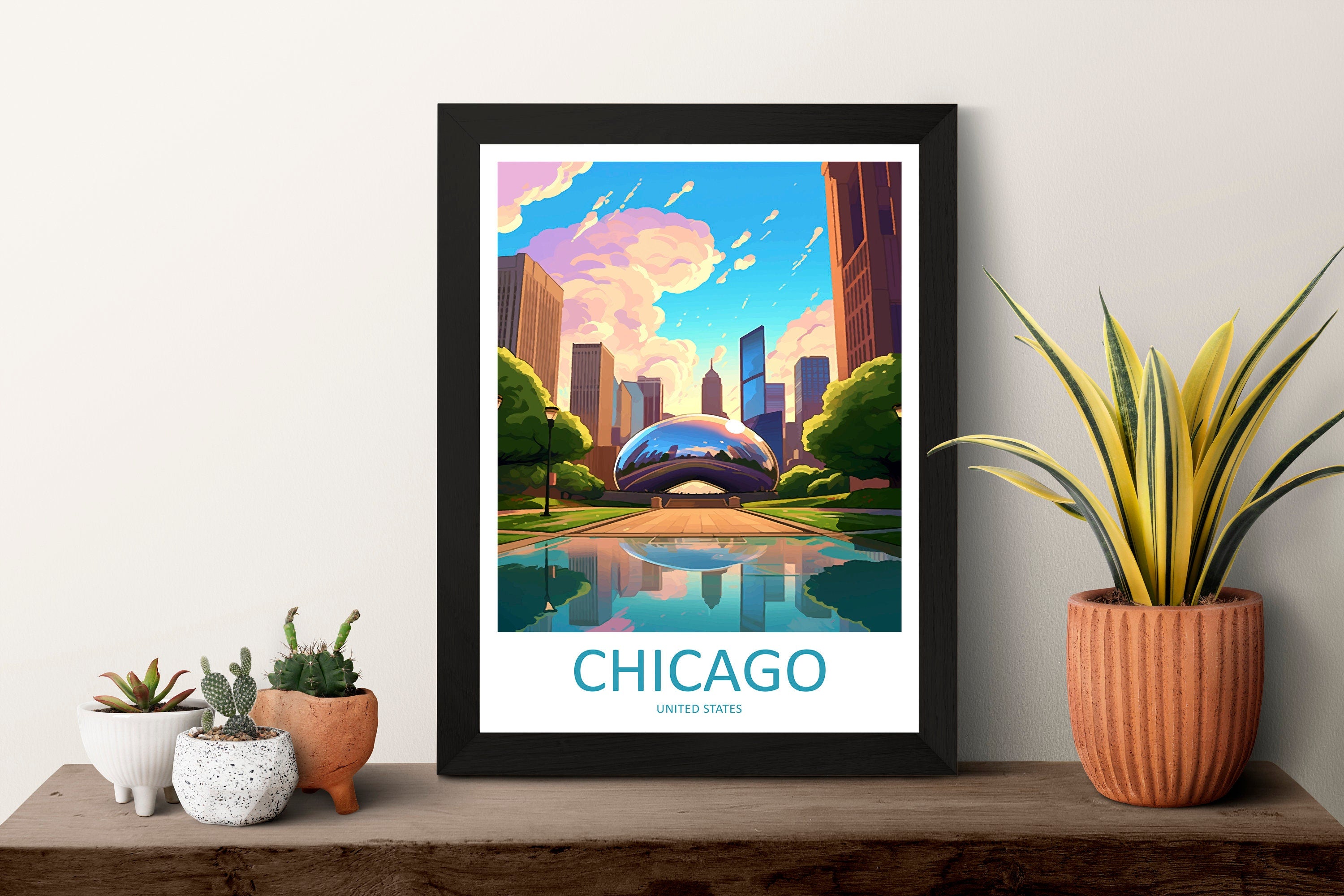 Chicago Travel Print