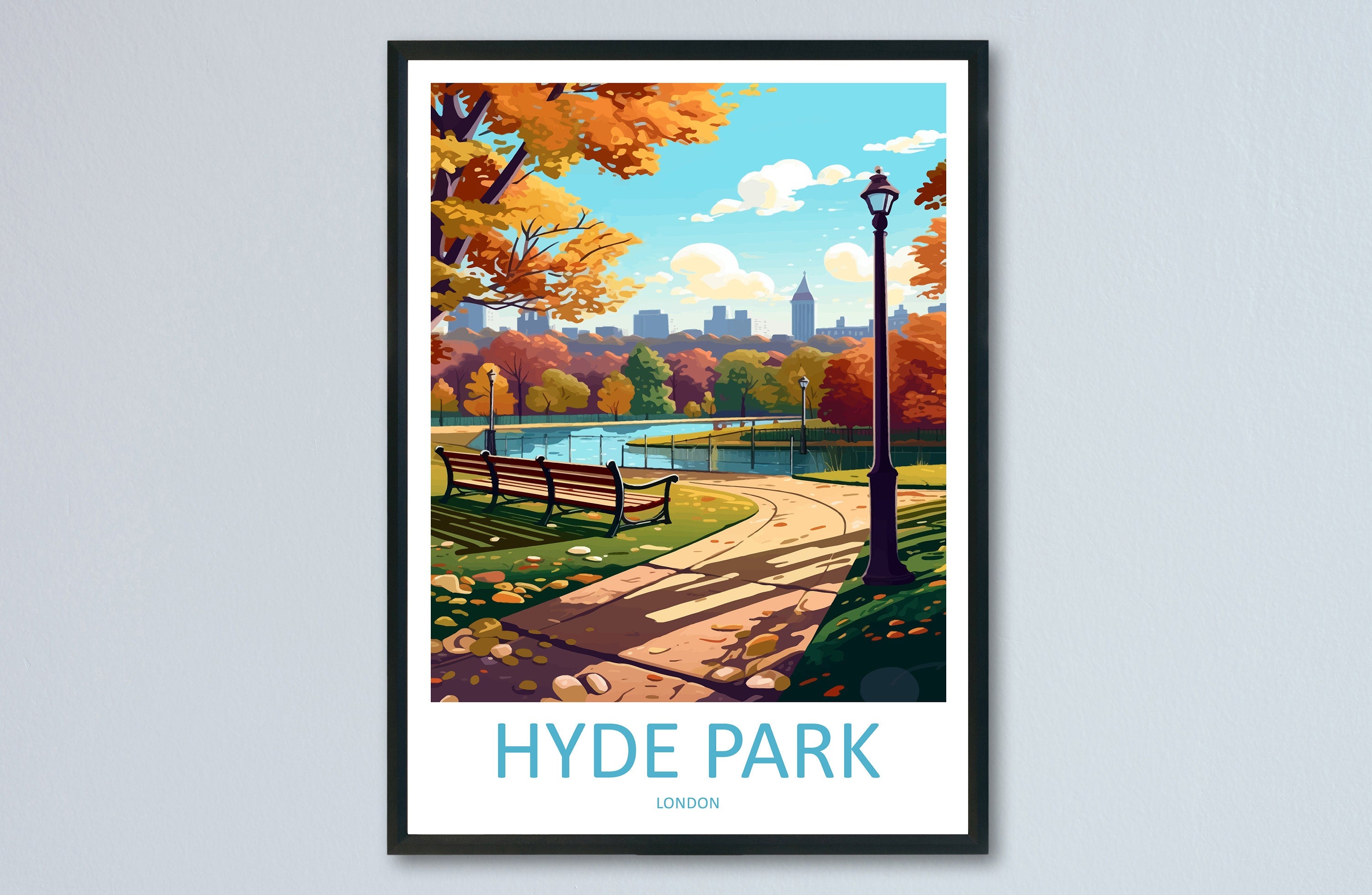 Hyde Park Travel Print