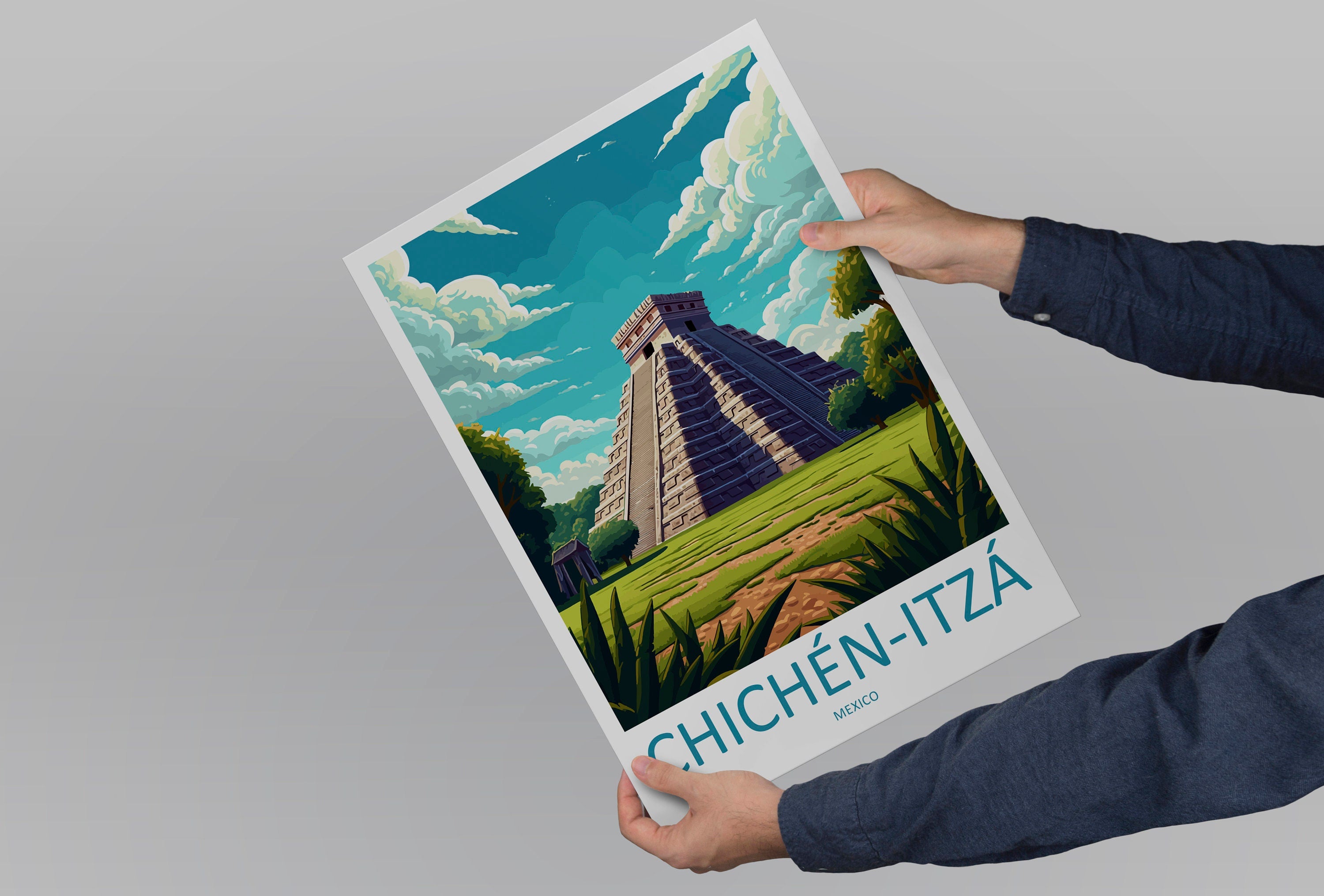 Chichen Itza Travel Print