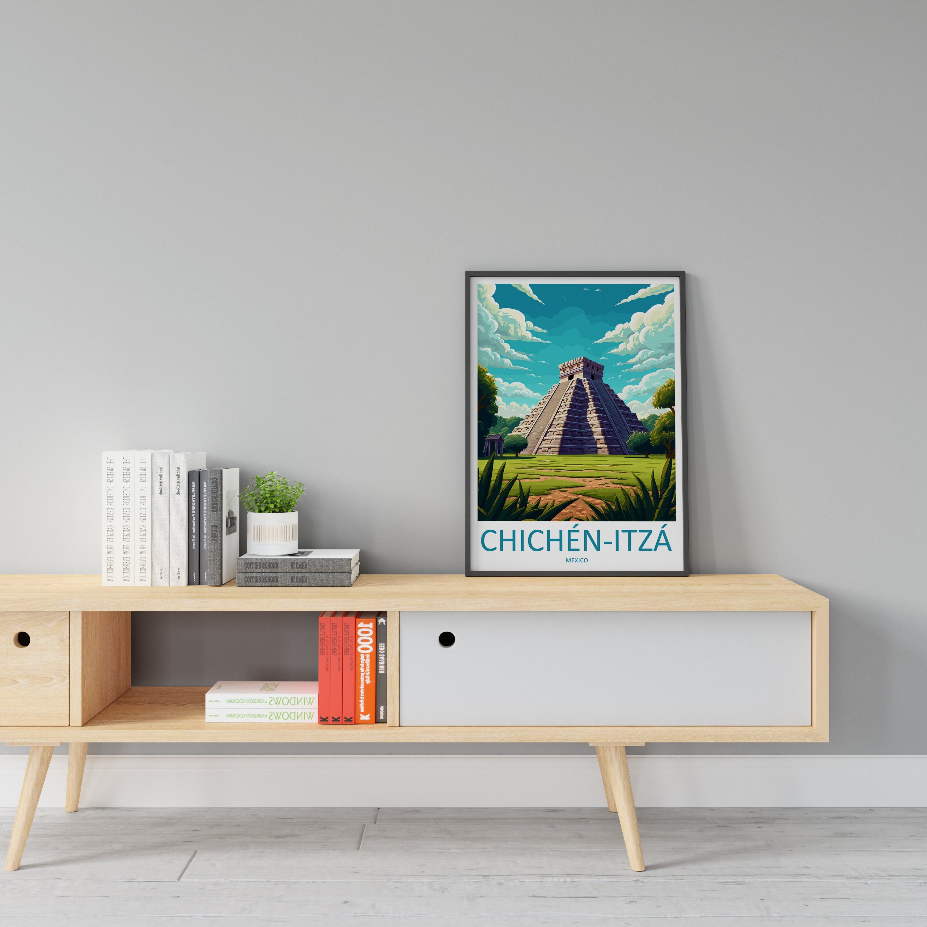 Chichen Itza Travel Print