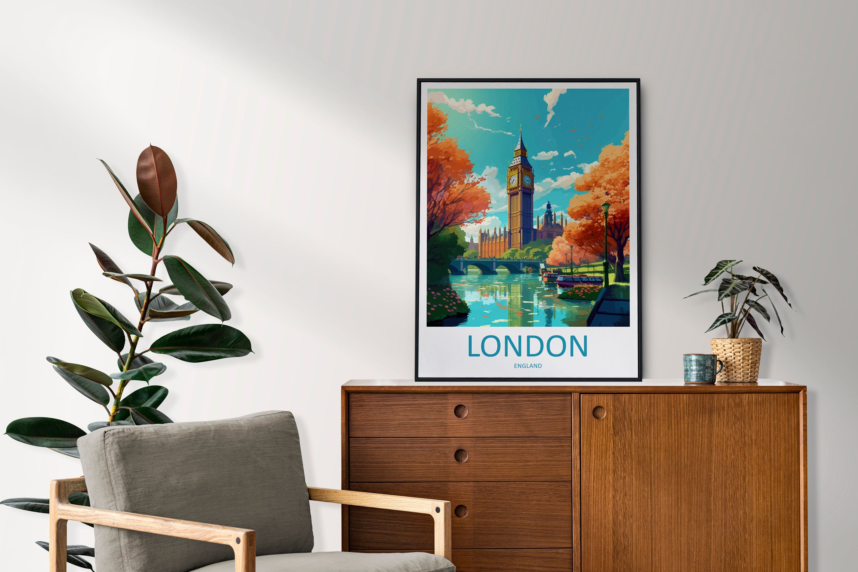 London Travel Print