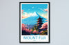 Mount Fuji Travel Print