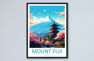 Mount Fuji Travel Print