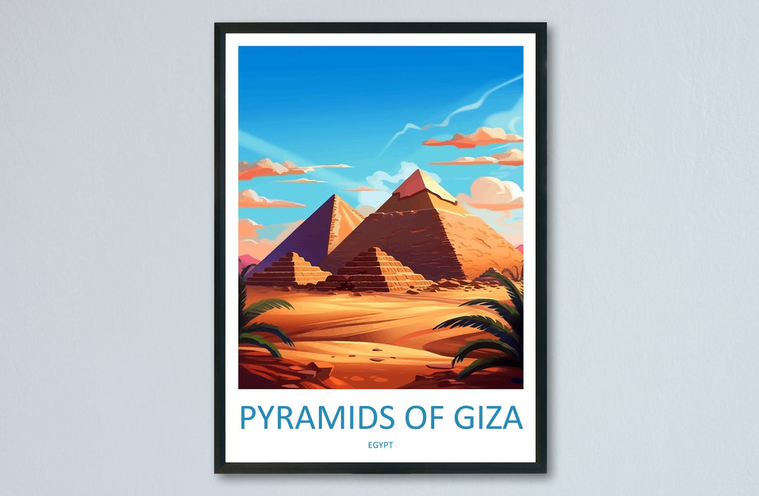 Cairo Travel Print Wall Art Cairo Egypt Wall Hanging Home Decoration Cairo Gift Art Lovers Wall Art Print Cairo Great Pyramids Of Giza