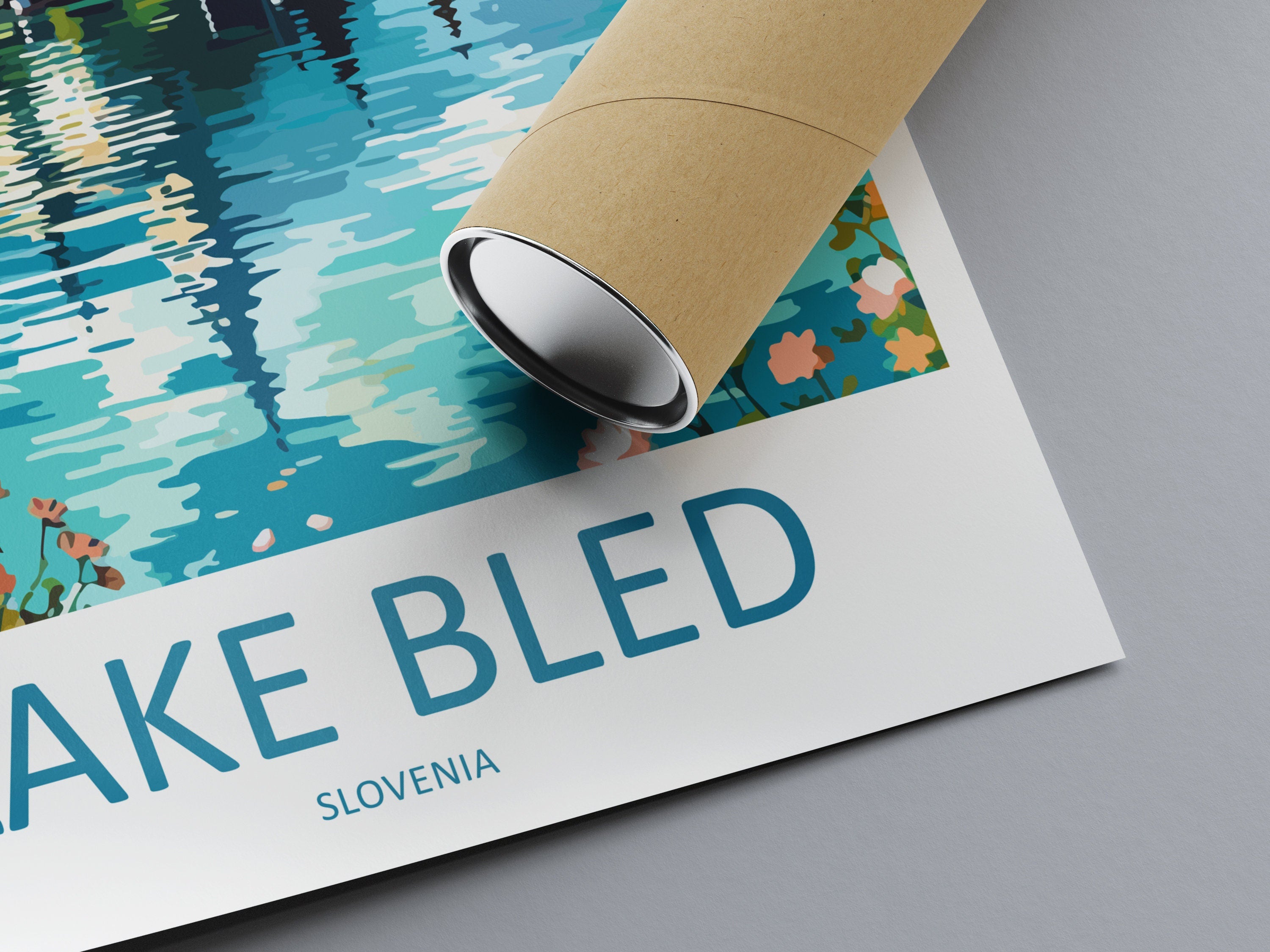 Lake Bled Travel Print