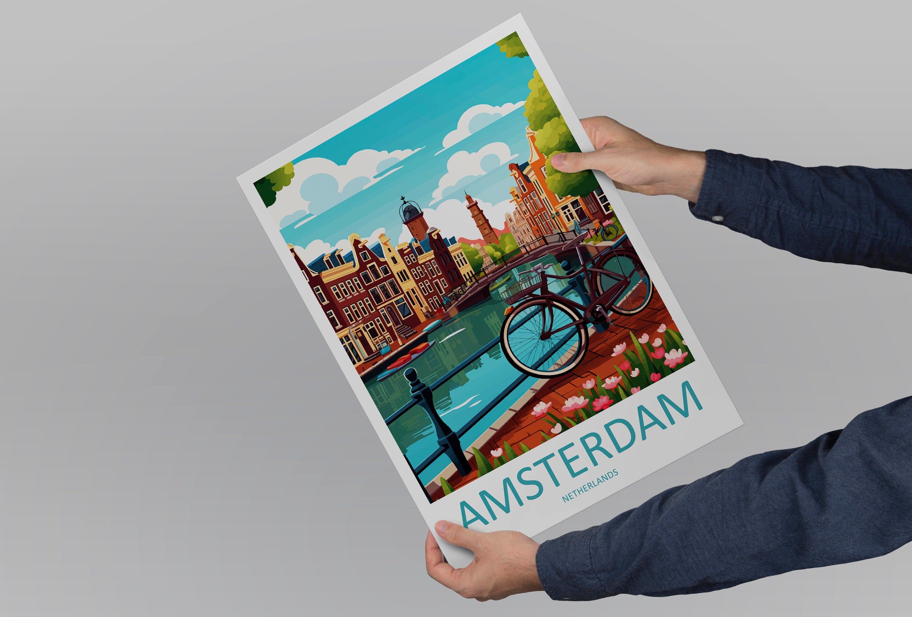 Amsterdam Travel Print