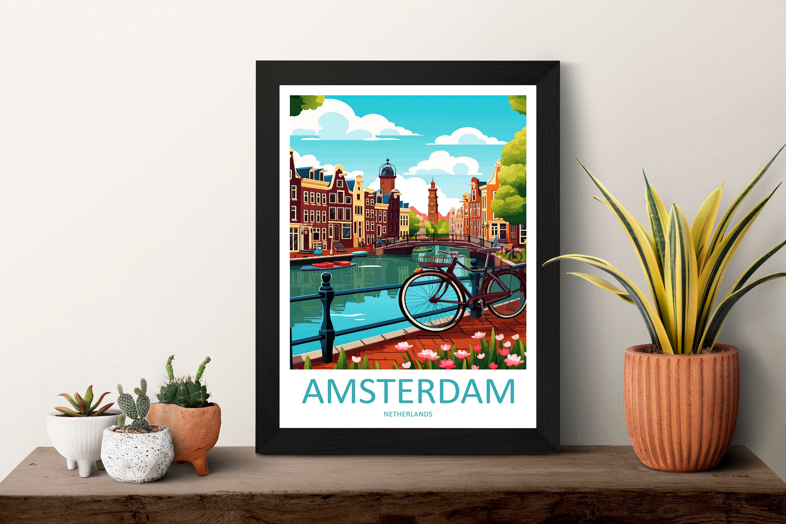 Amsterdam Travel Print