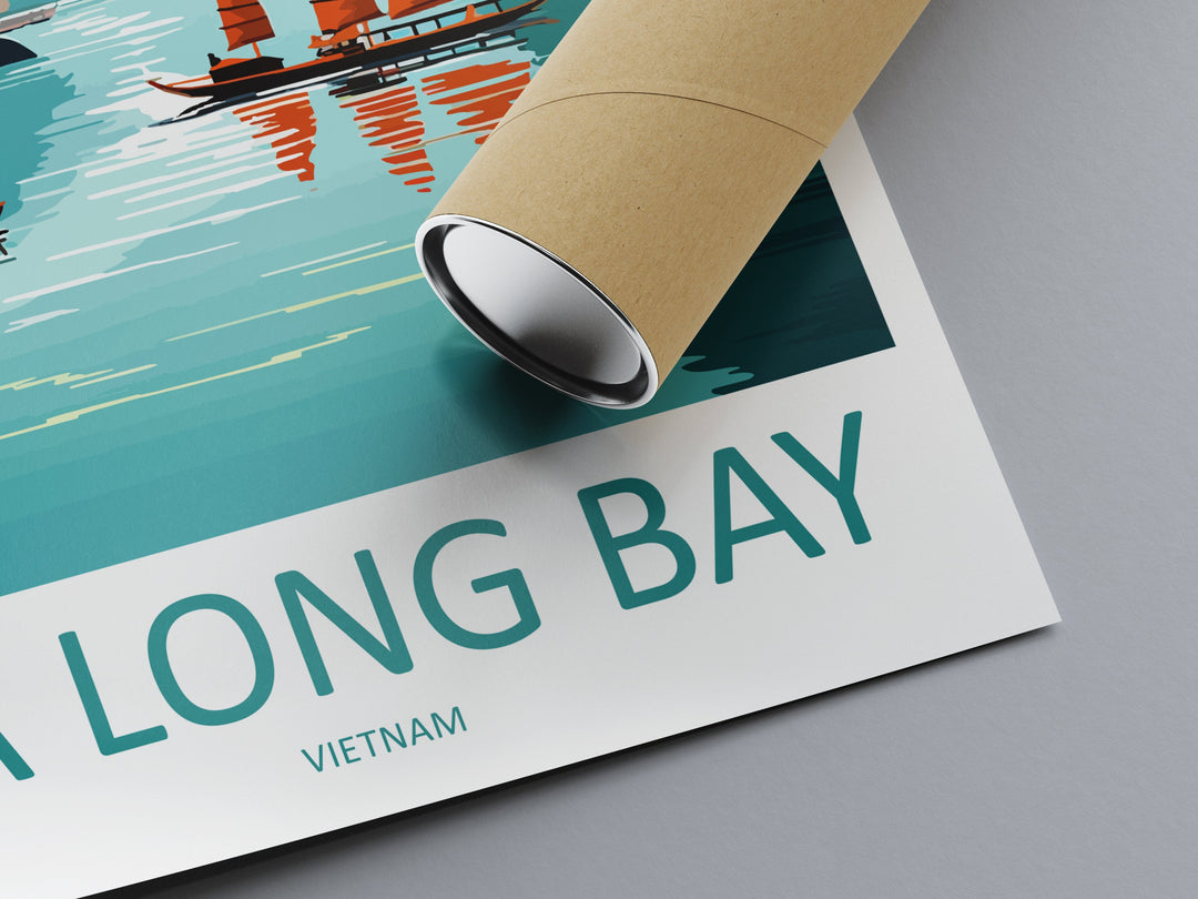 Ha Long Bay Travel Print Wall Art Ha Long Bay Wall Hanging Home Décor Ha Long Bay Gift Art Lovers Vietnam Art Lover Gift Ha Long Bay islands