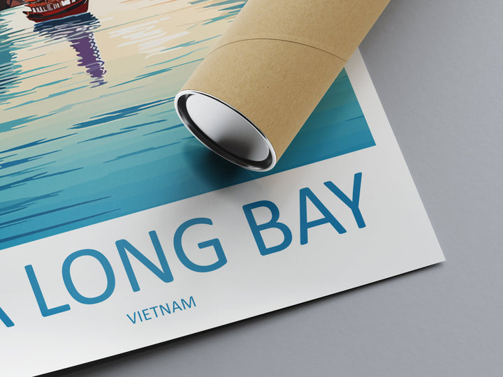 Ha Long Bay Travel Print Wall Art Ha Long Bay Wall Hanging Home Décor Ha Long Bay Gift Art Lovers Vietnam Art Lover Gift Ha Long Bay islands