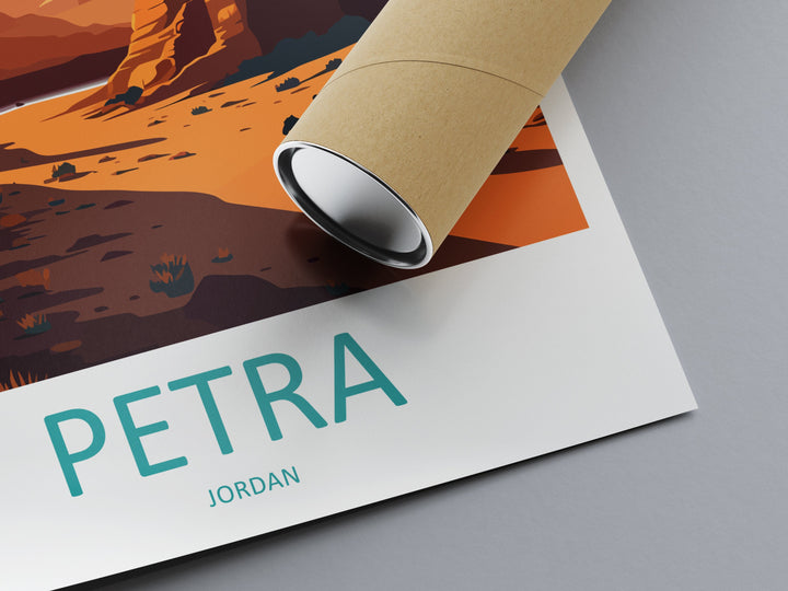 Petra Travel Print Wall Art Petra Wall Hanging Home Décor Petra Gift Art Lovers Jordan Art Lover Gift Petra Travel Poster