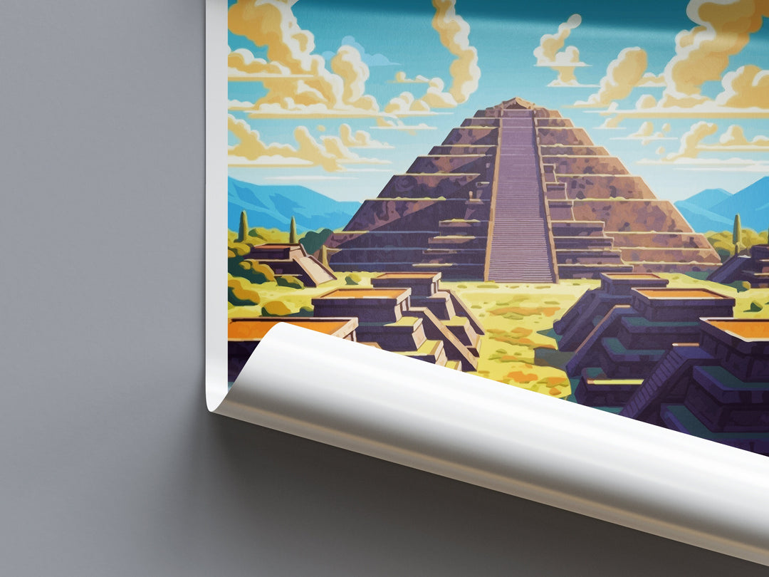 Pyramids Of The Sun Travel Print Wall Art Pyramids Of The Sun Wall Hanging Home Decoration Pyramids Of The Sun Gift Art Lovers Wall Art