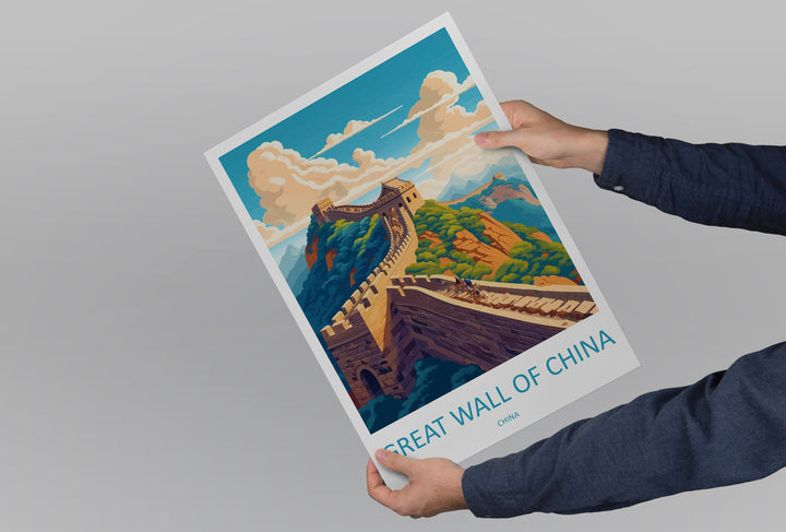 Great Wall of China Travel Print Wall Art Great Wall Wall Hanging Home Décor Great Wall Gift Art Lovers Wall Art China Travel Print Gift