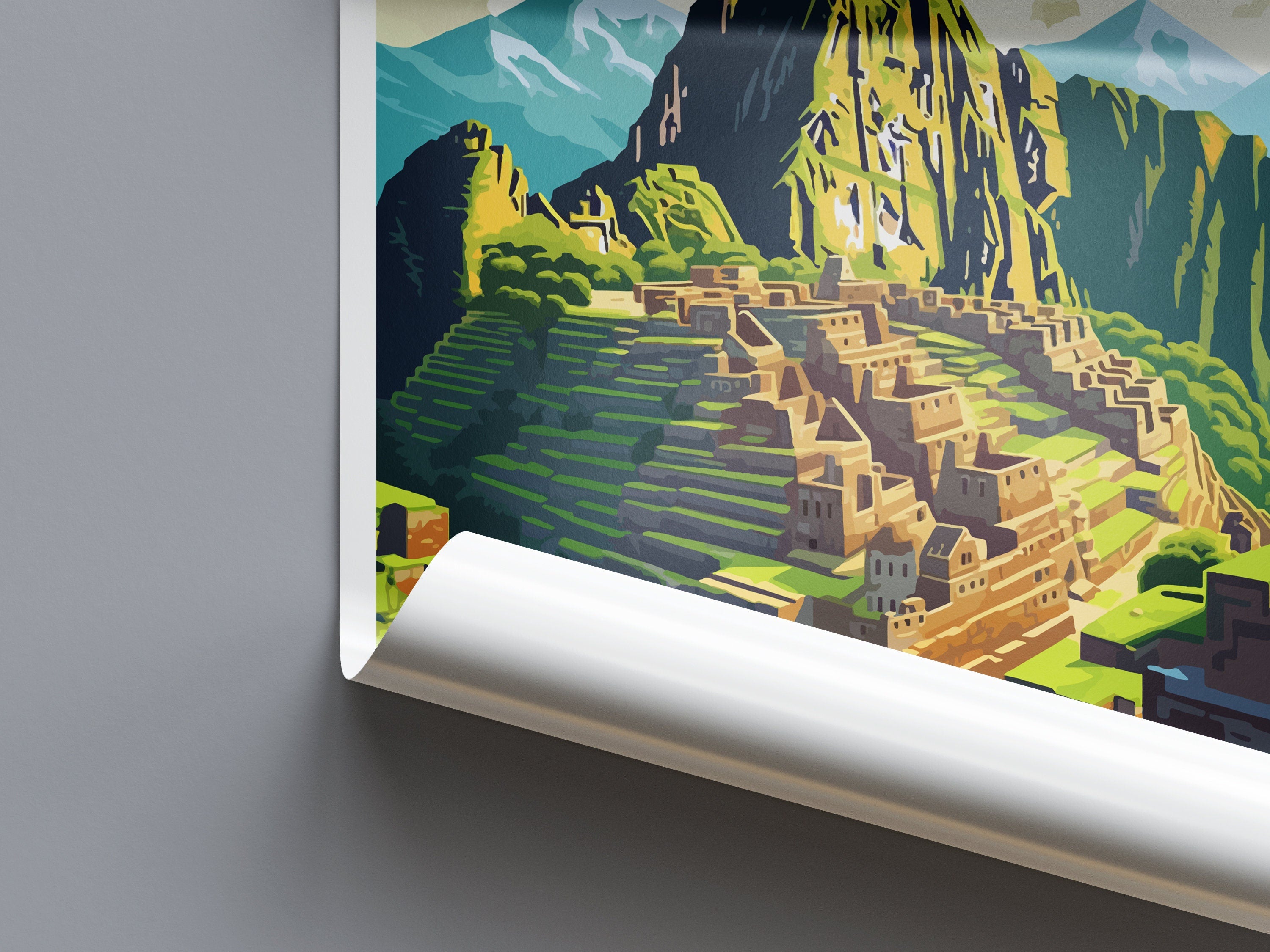 Machu Picchu Travel Print