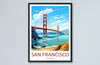 San Francisco Golden Gate Travel Print