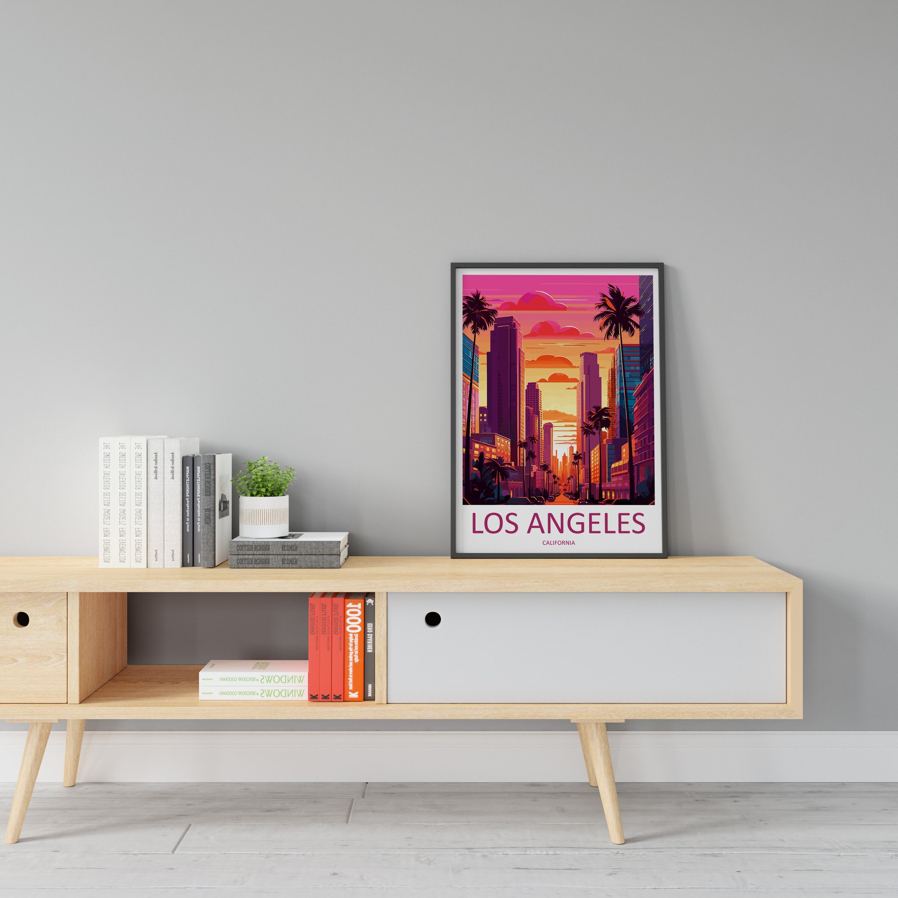 Los Angeles Travel Print