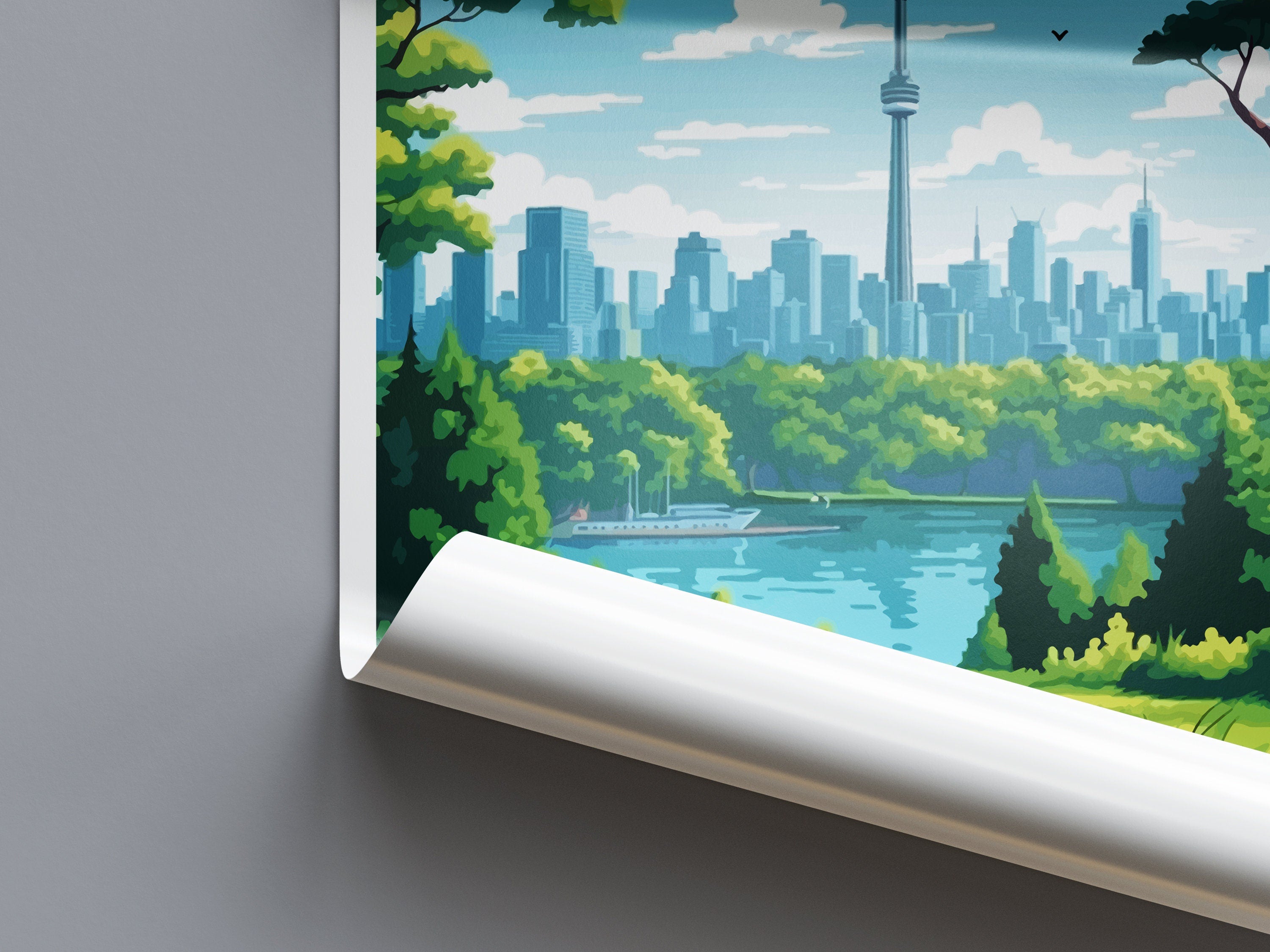 Toronto Travel Print