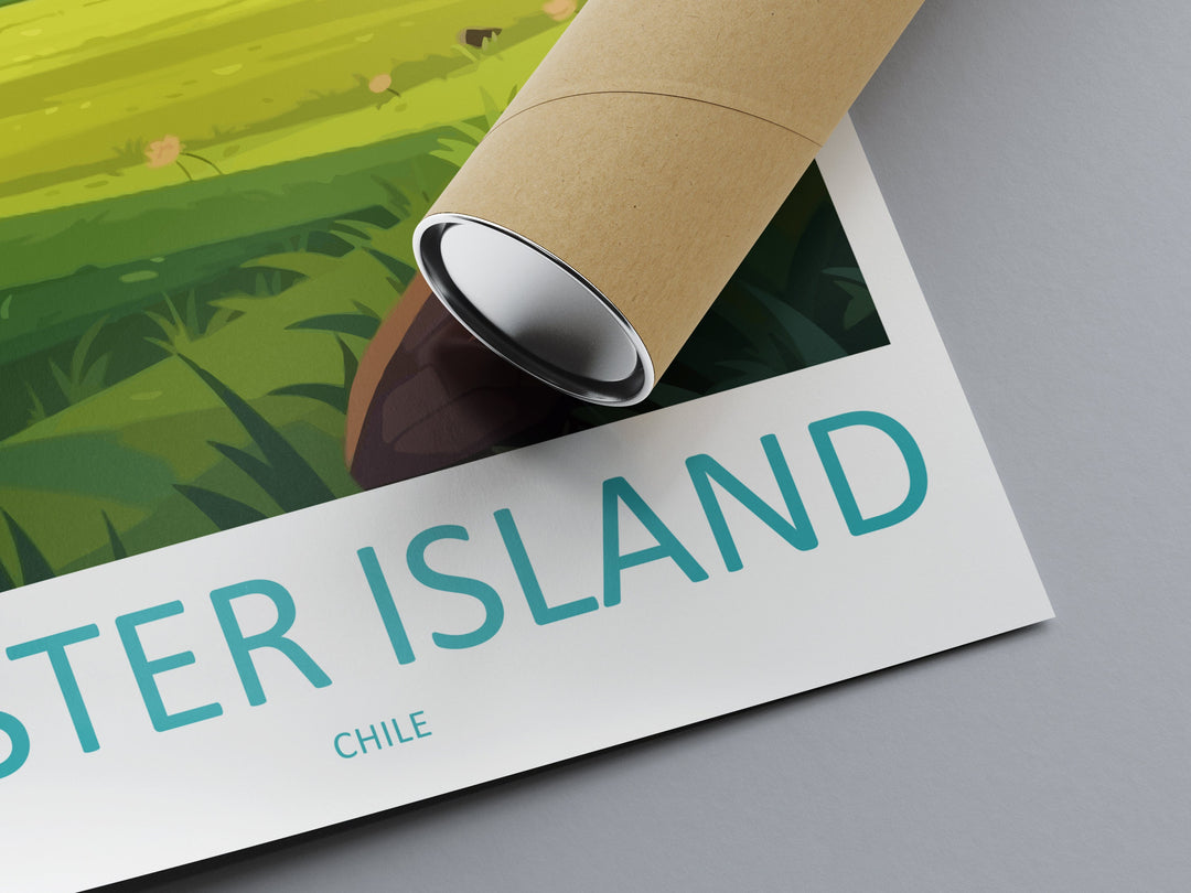 Easter Island Travel Print Wall Art Easter Island Wall Hanging Home Decoration Easter Island Gift Art Lovers Wall Art Print Easter Island