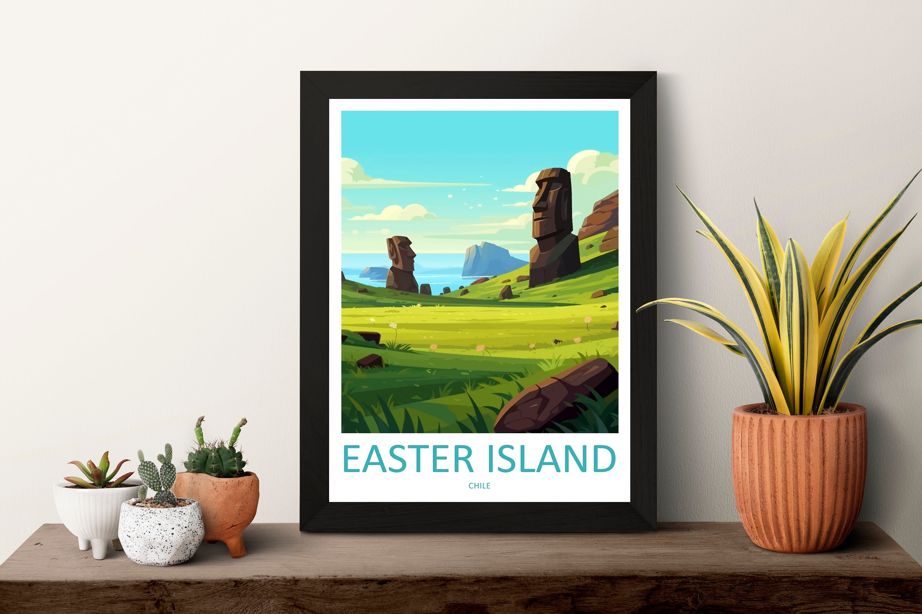 Easter Island Travel Print