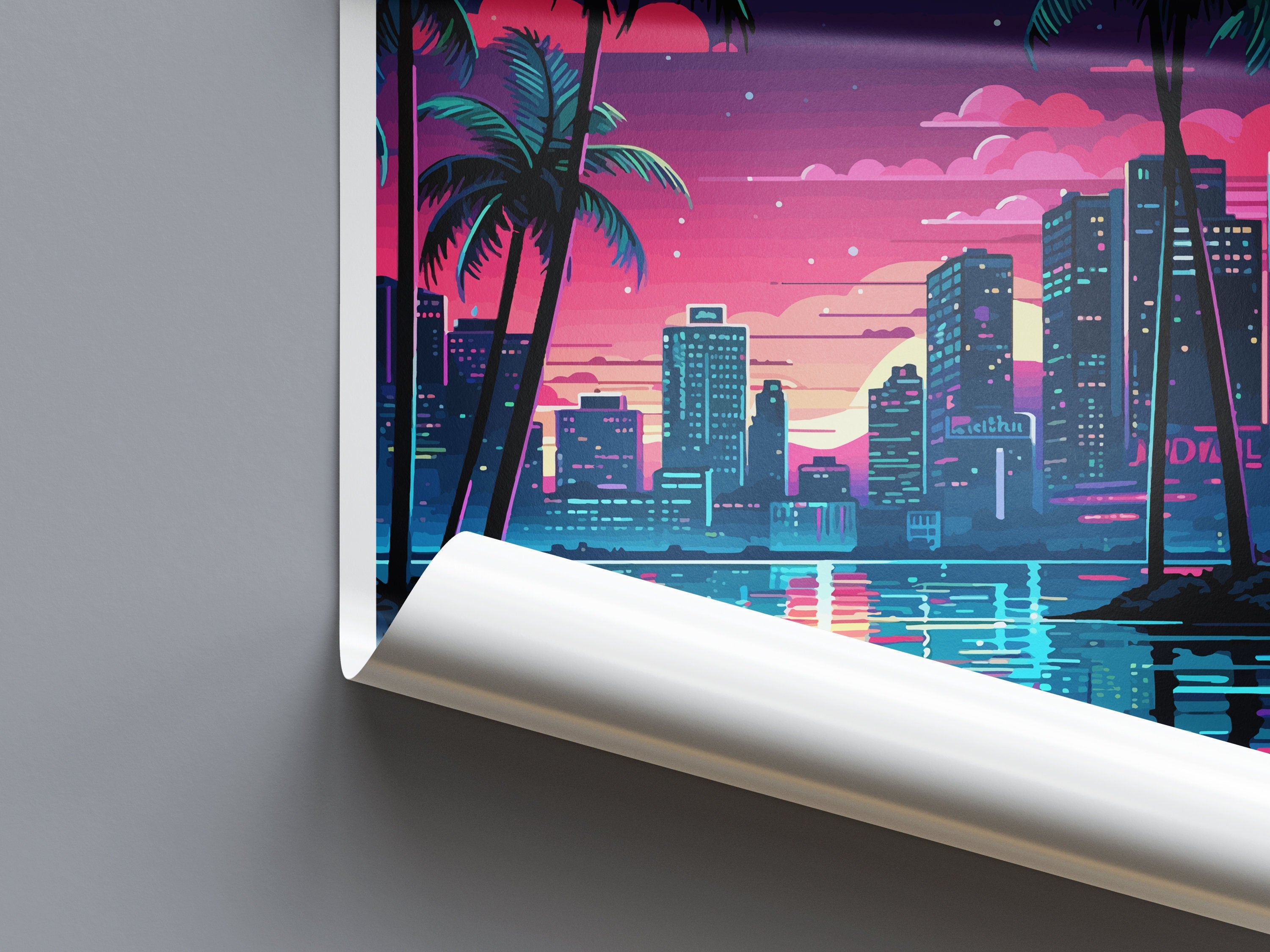 Miami Travel Print