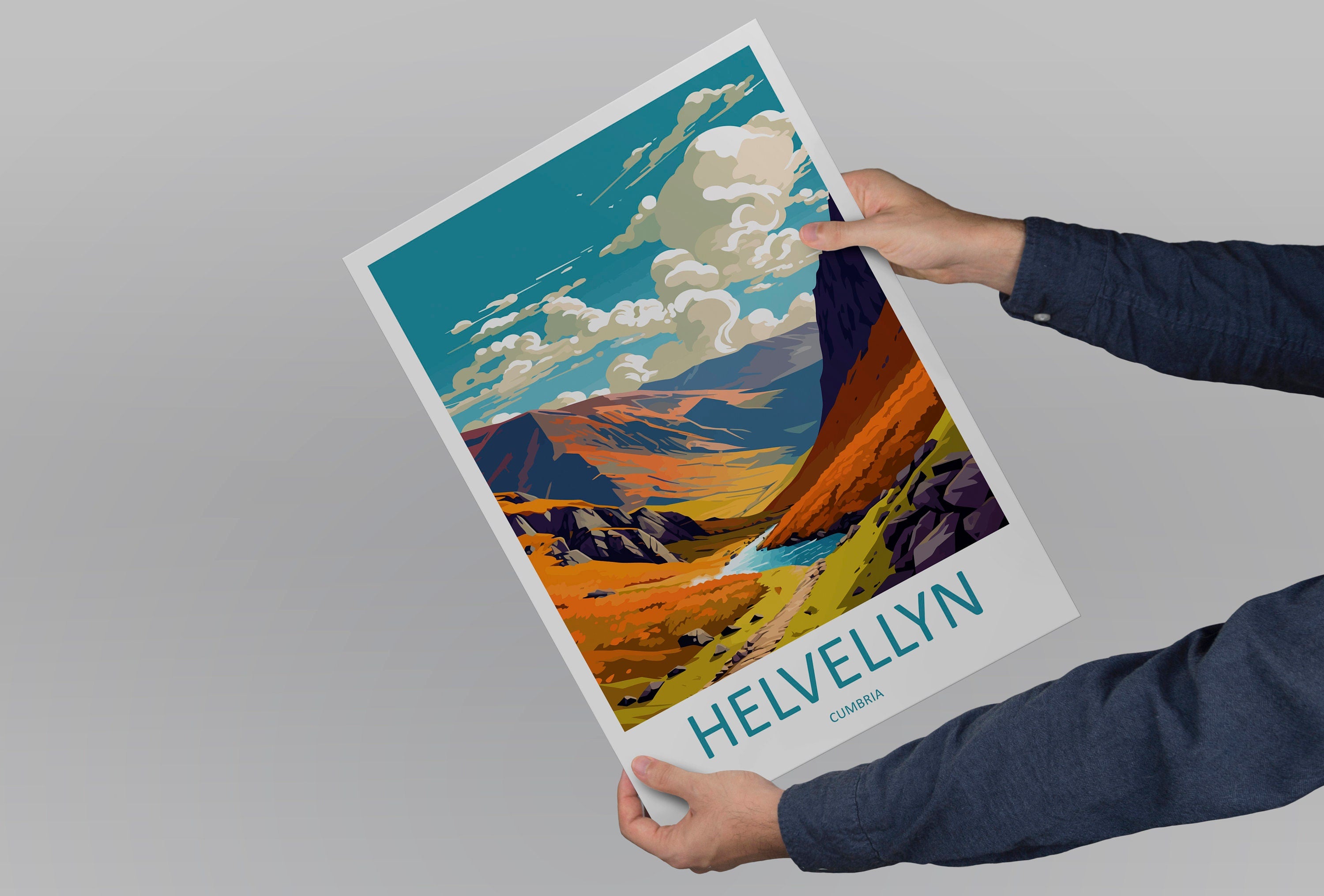 Helvellyn Travel Print