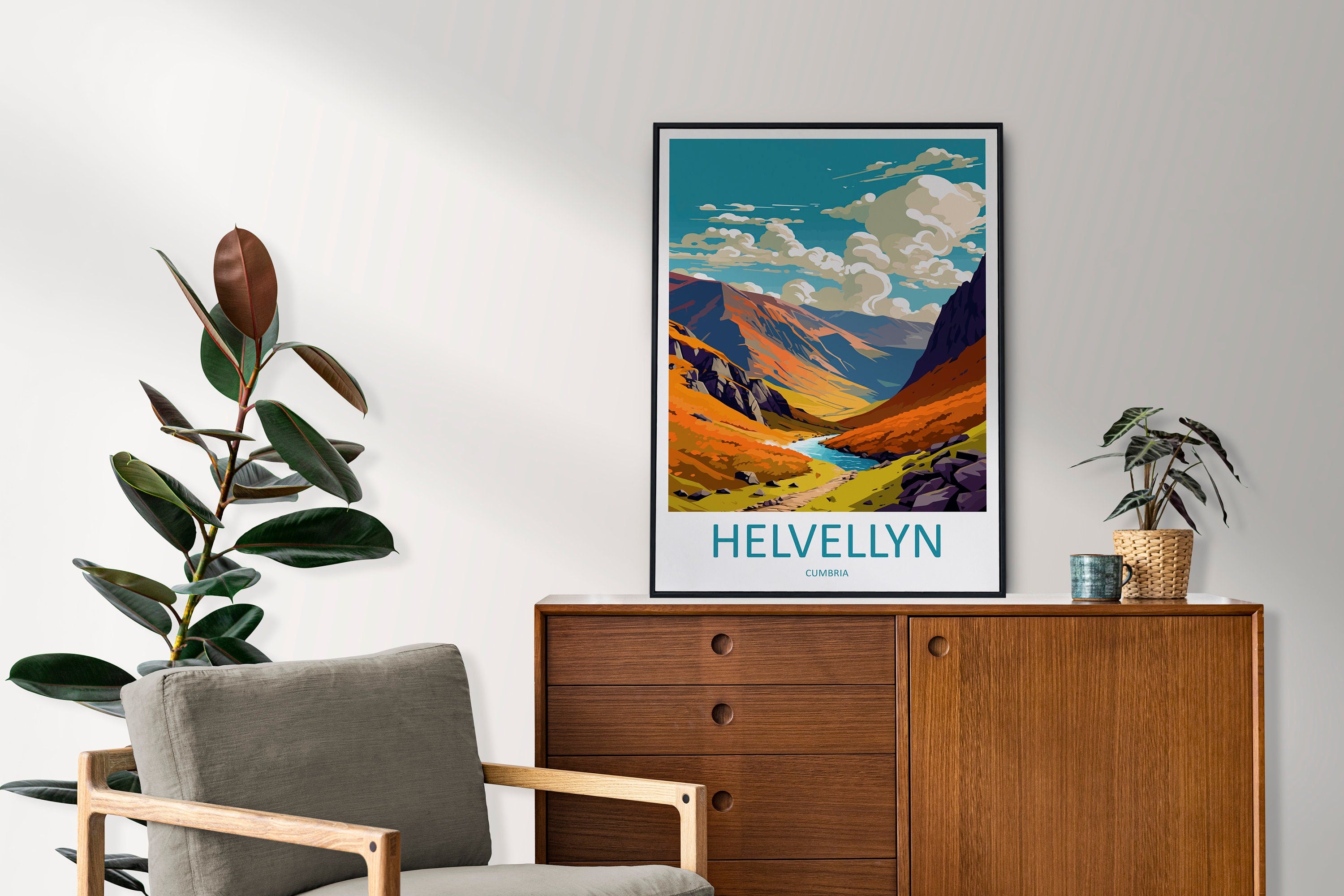 Helvellyn Travel Print