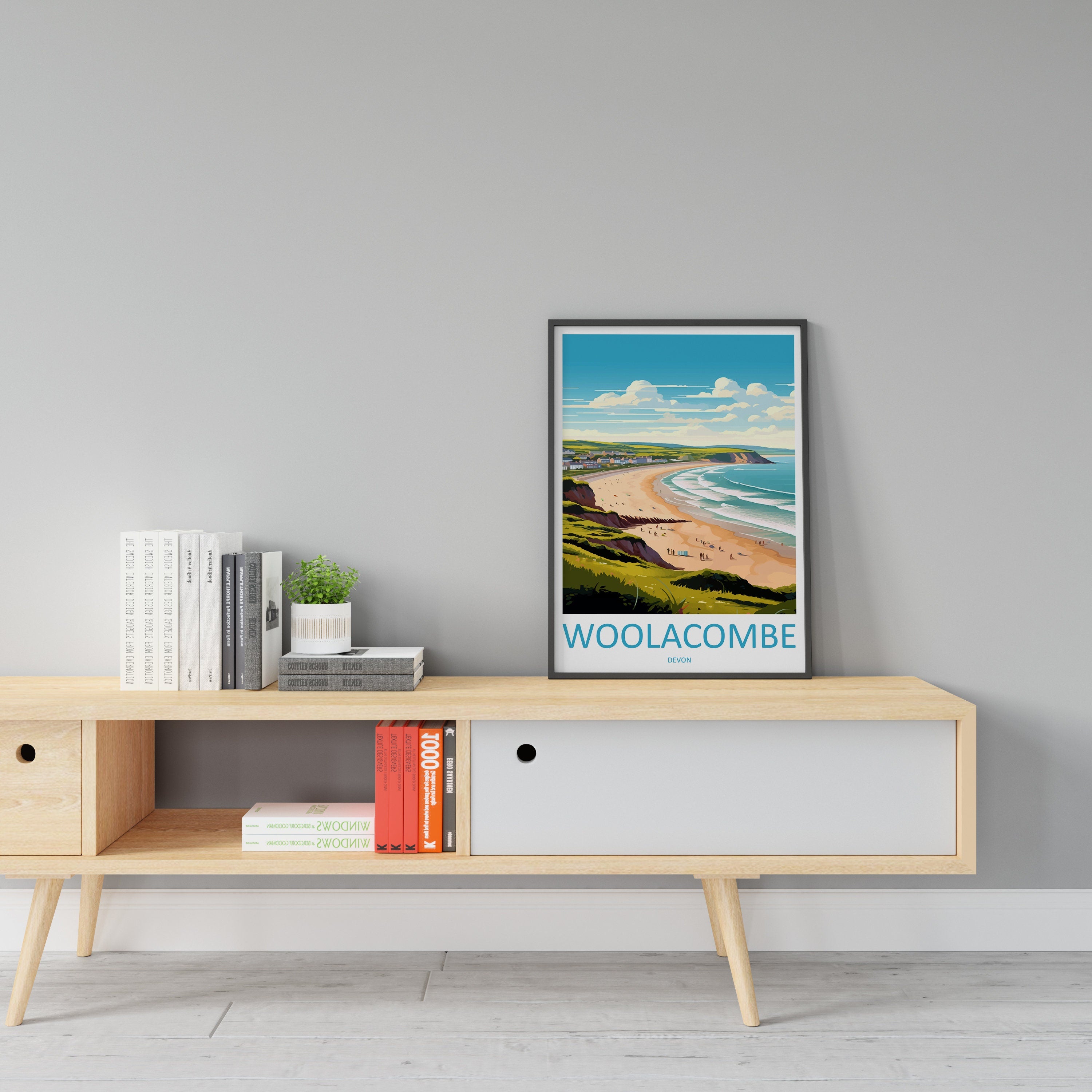 Woolacombe Travel Print