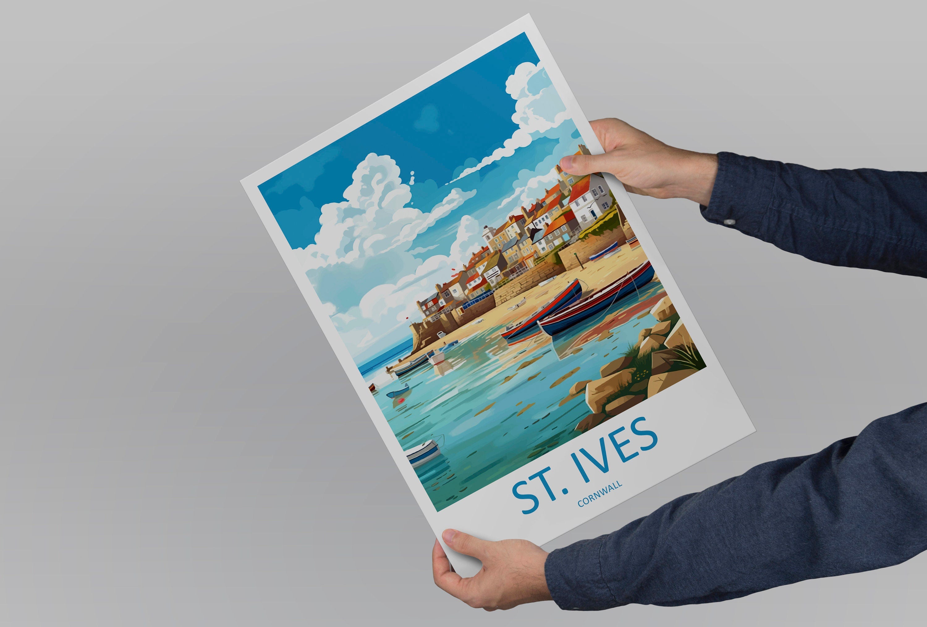 St Ives Travel Print