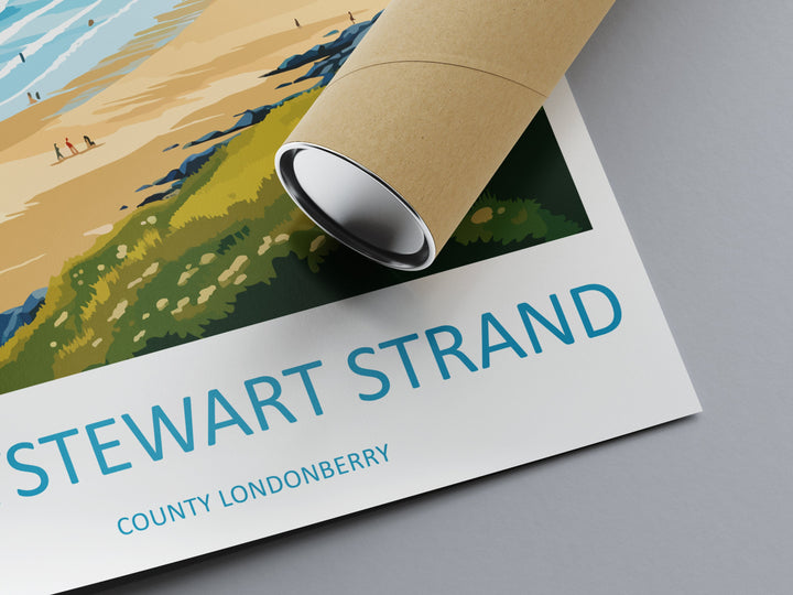 Portstewart Strand Print Portstewart Strand Home Decor Landscape Art Print Portstewart Strand Wall Art for Ireland Enthusiast Gift