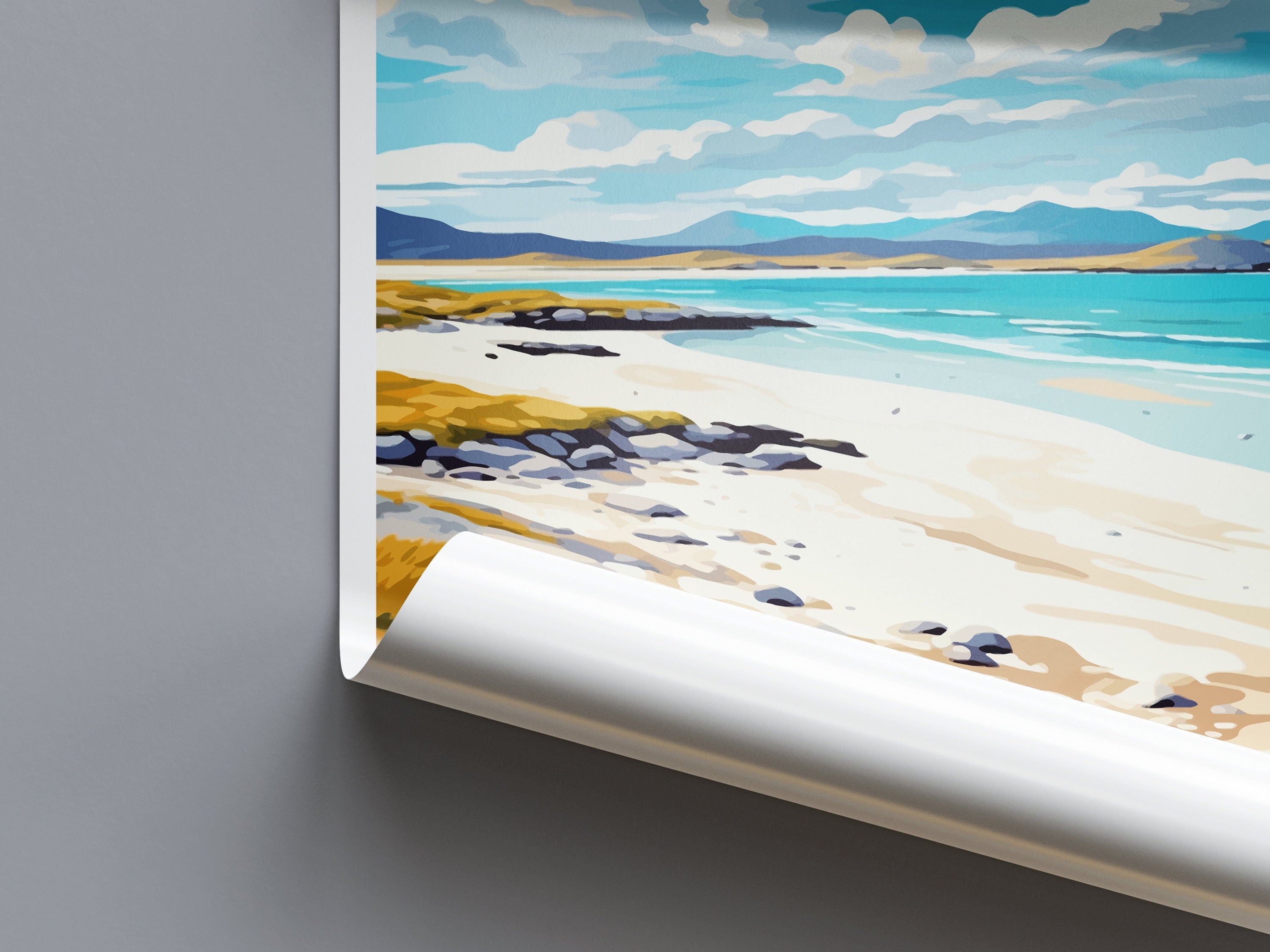 Luskentrye Beach Travel Print