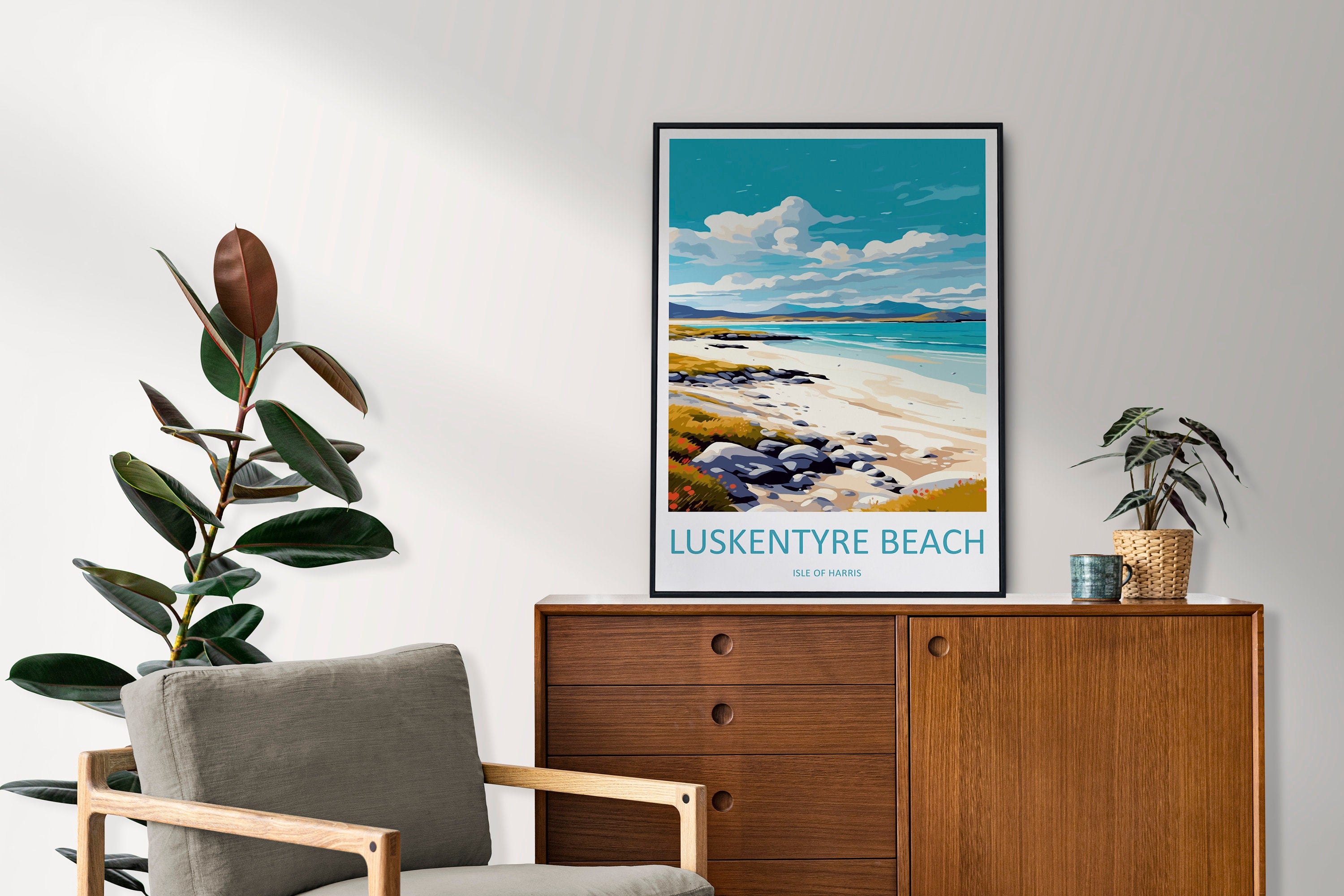 Luskentrye Beach Travel Print