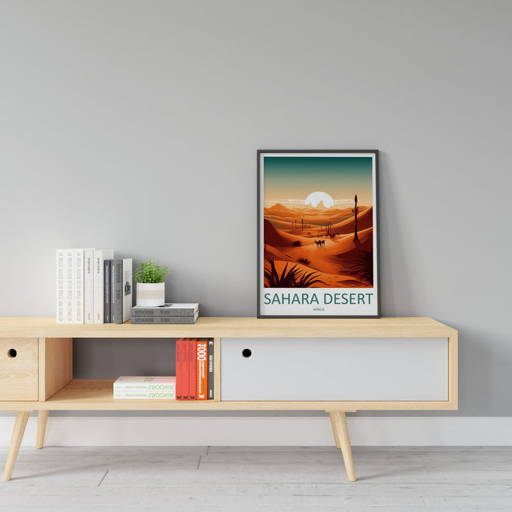 Sahara Desert Travel Print Wall Art Sahara Desert Wall Hanging Home Décor Sahara Desert Gift Art Lovers Africa Art Lover Gift Sahara Desert