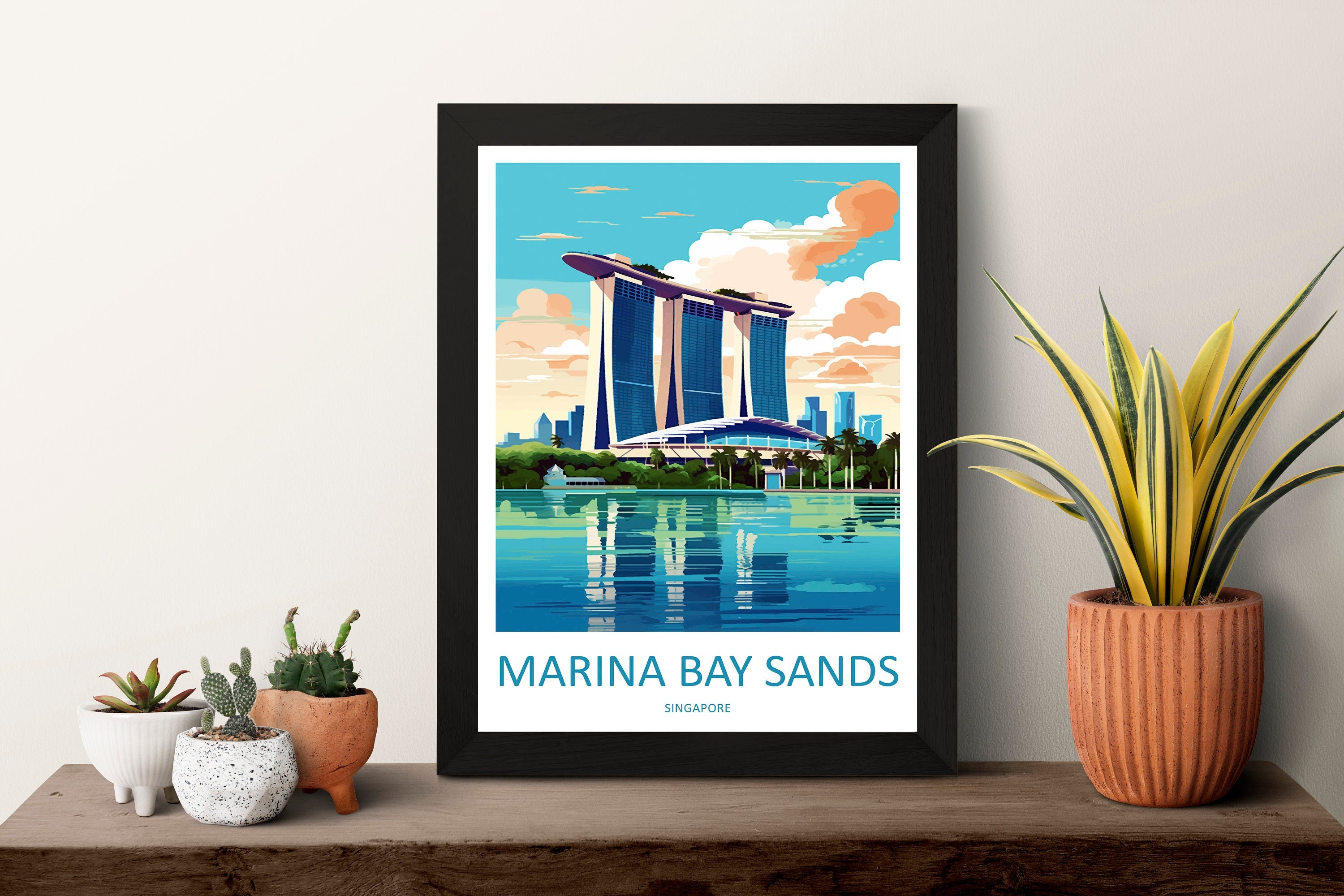 Marina Bay Sands Travel Print