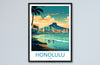 Honolulu Travel Print