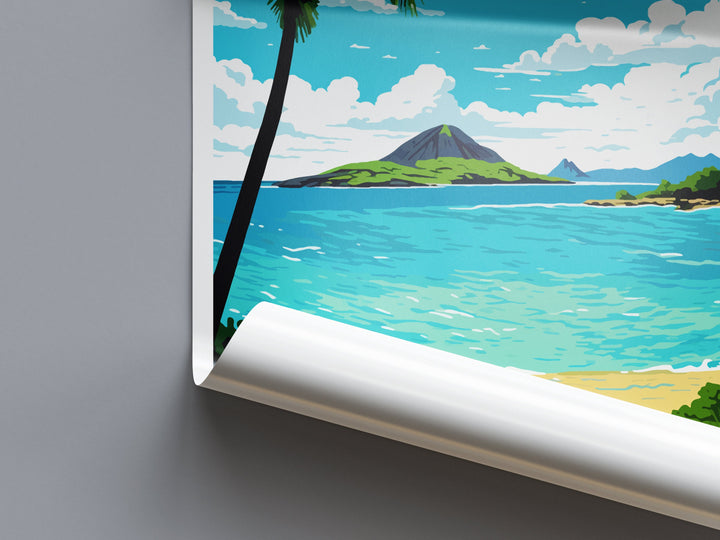 Lanikai Beach Travel Print Wall Art Lanikai Beach Wall Hanging Home Décor Lanikai Beach Gift Art Lovers Hawaii Art Lover Gift Print Artwork