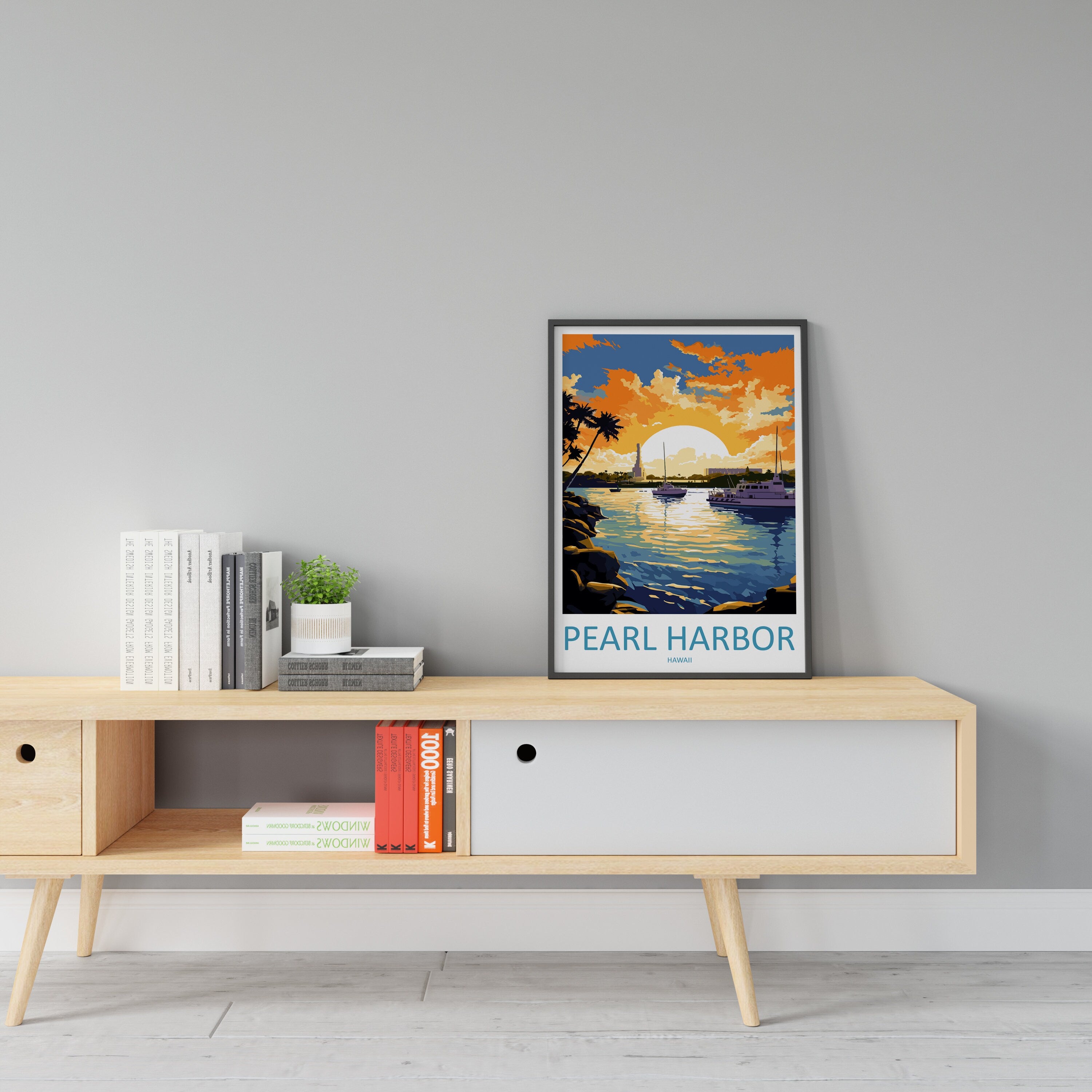 Pearl Harbor Travel Print