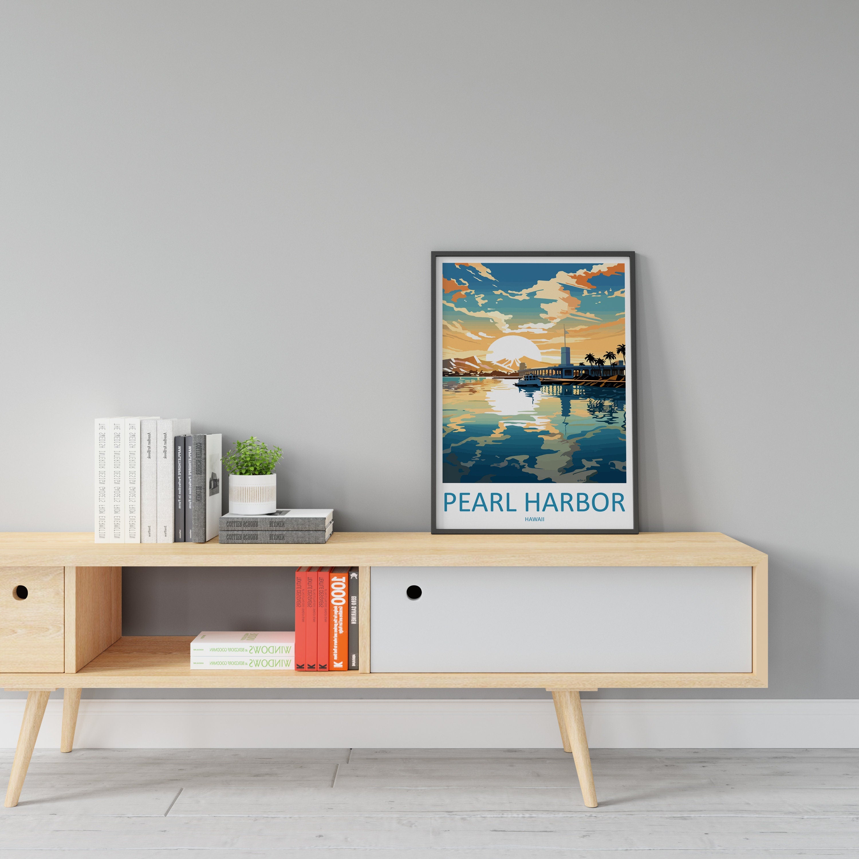 Pearl Harbor Travel Print