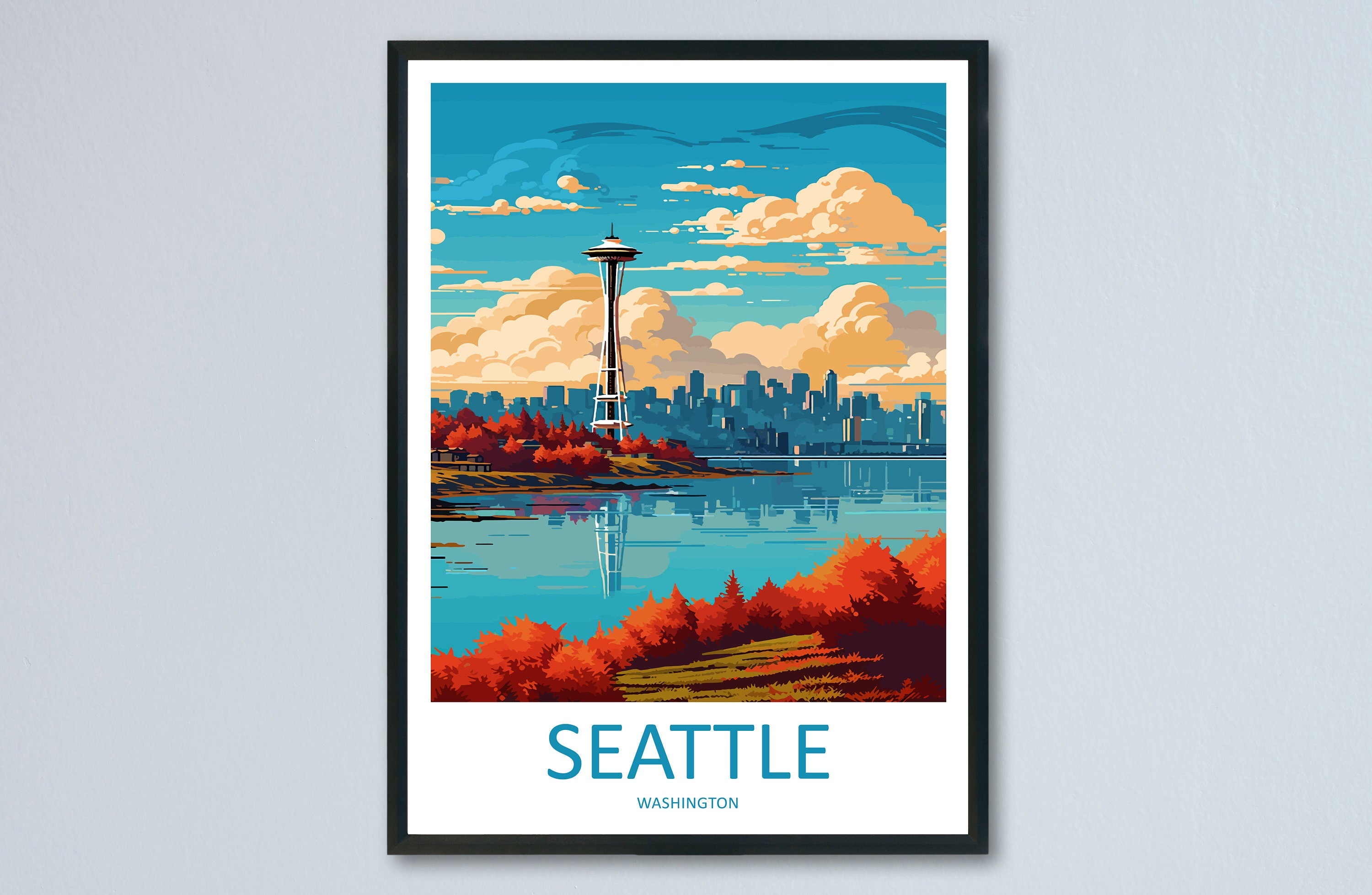 Seattle Travel Print