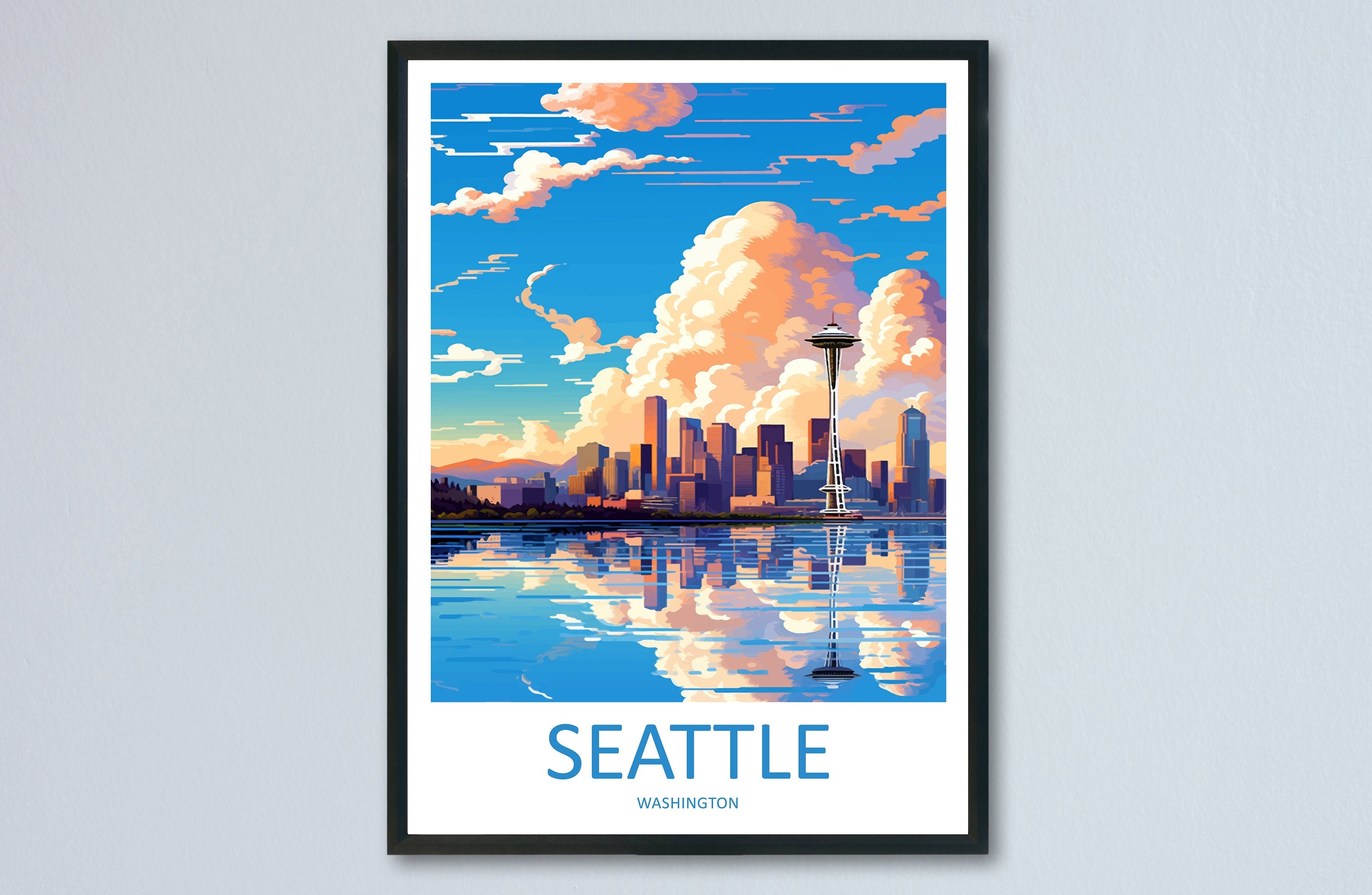 Seattle Travel Print