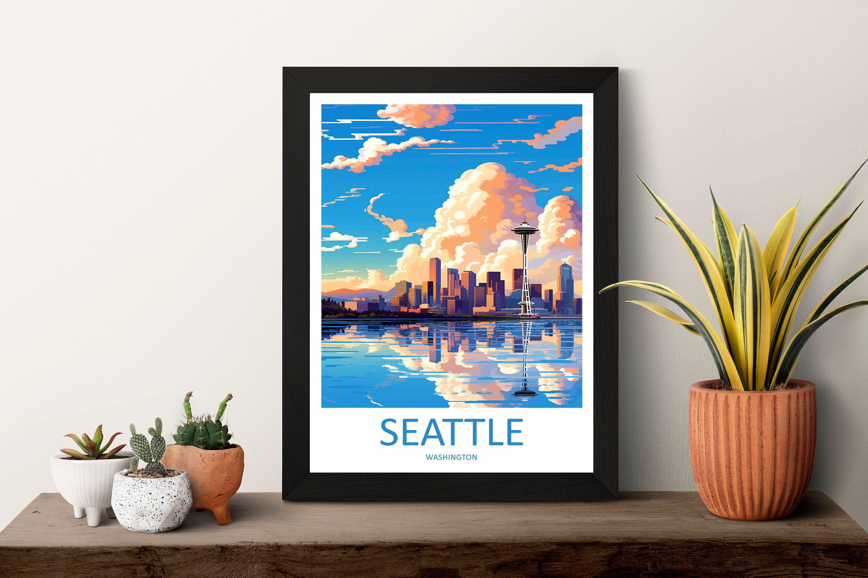 Seattle Travel Print