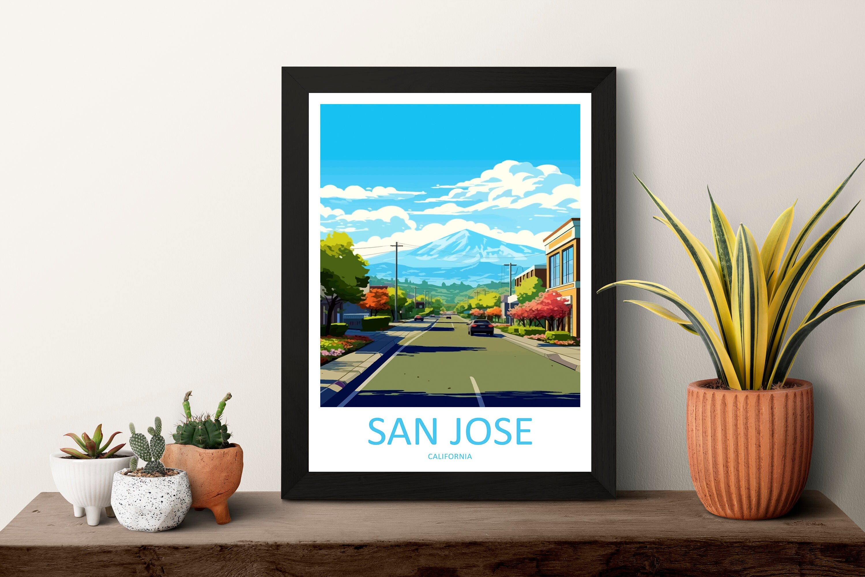 San Jose Travel Print