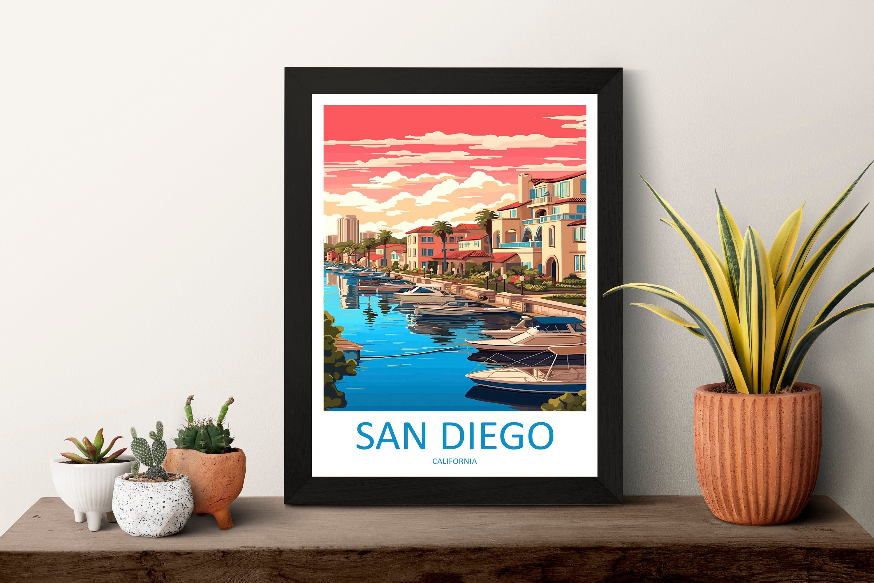 San Diego Travel Print