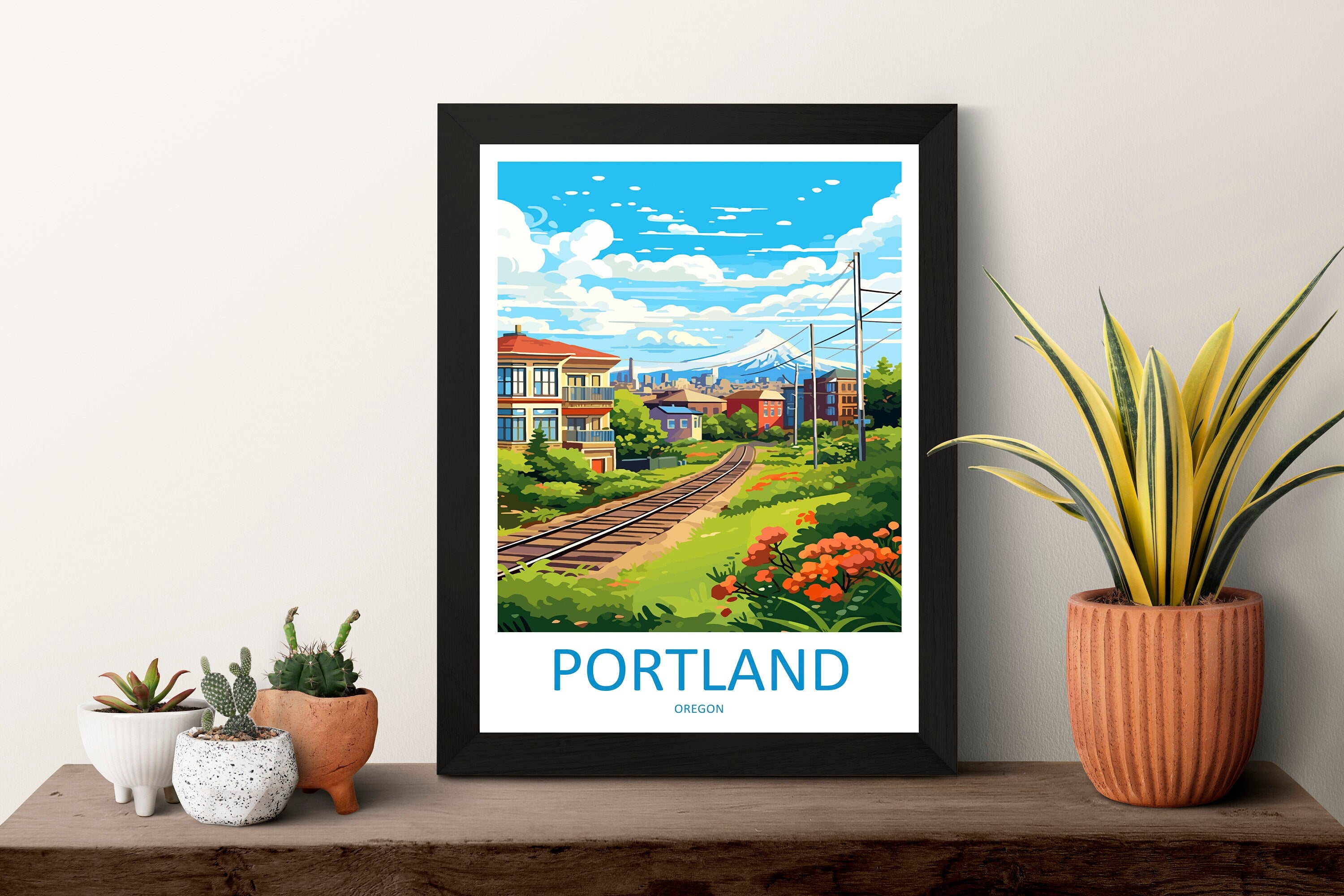 Portland Travel Print