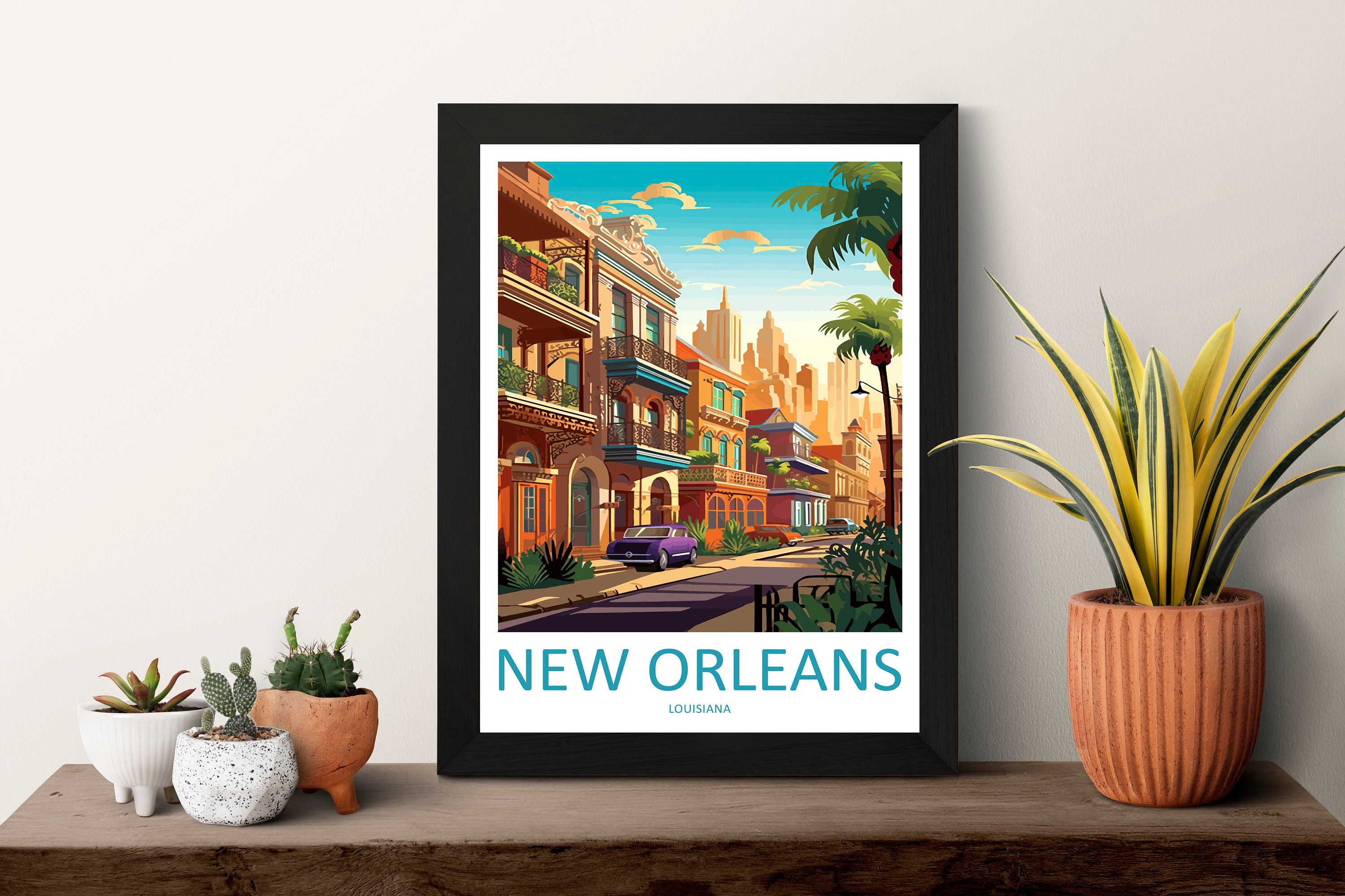 New Orleans Travel Print