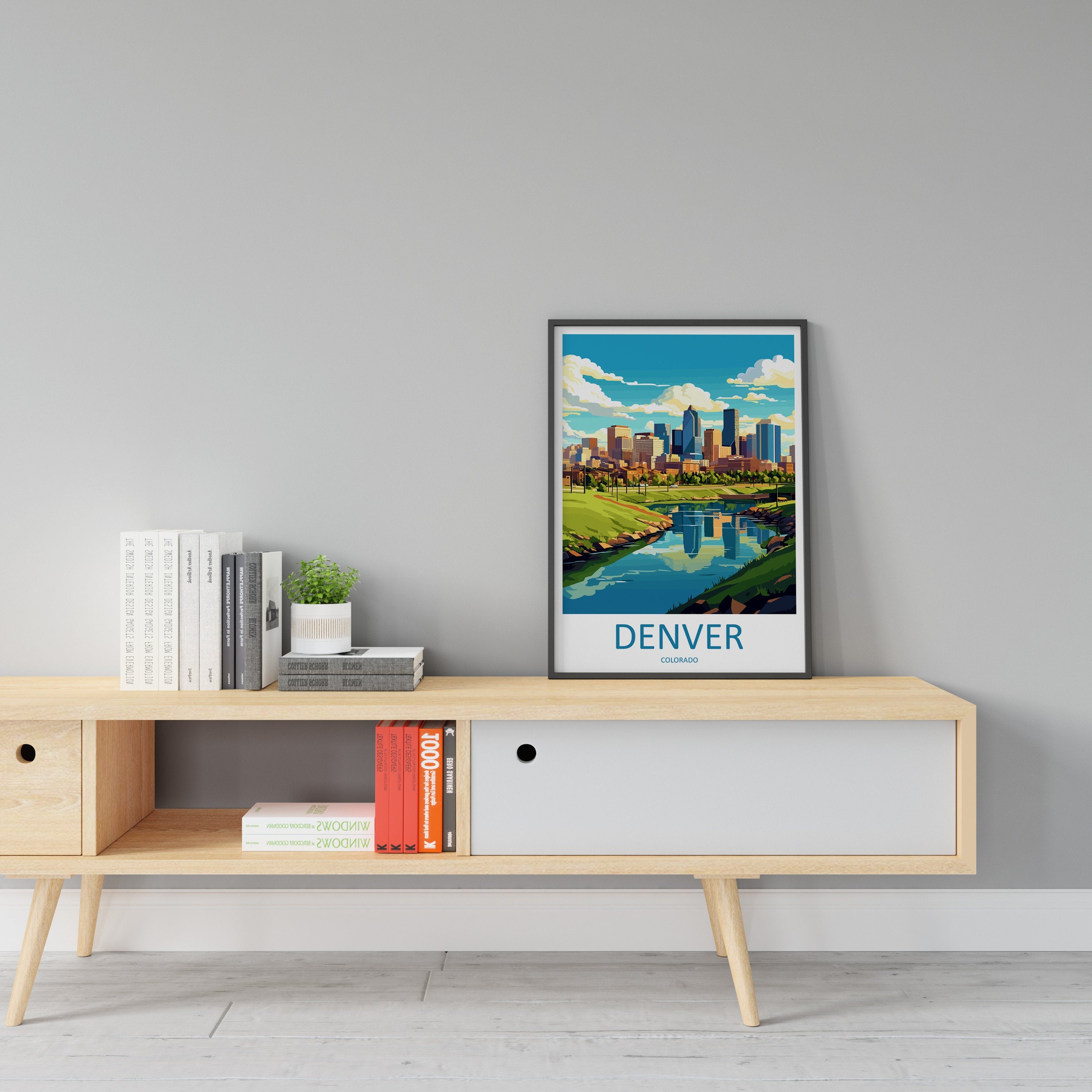 Denver Travel Print