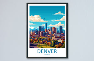 Denver Travel Print