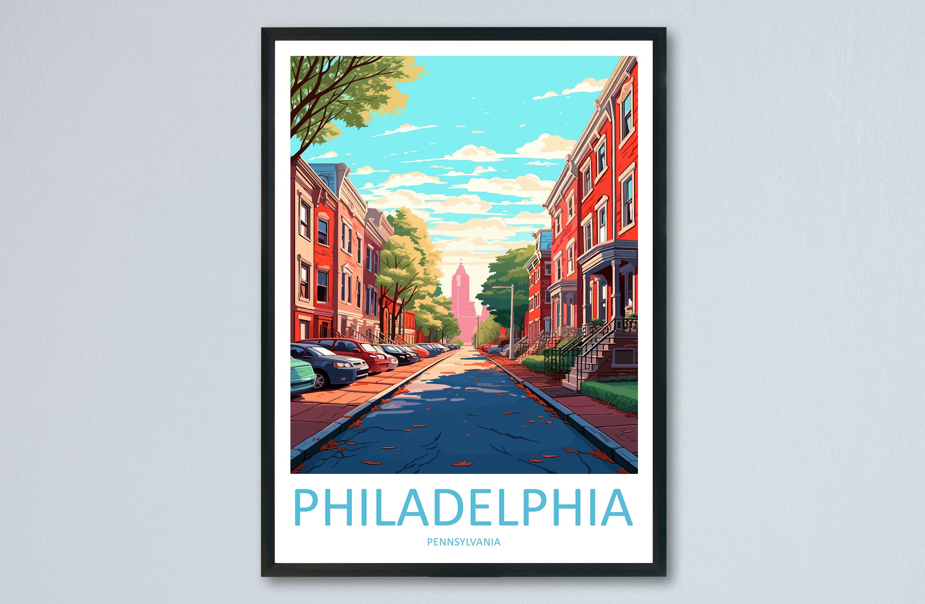 Philadelphia Travel Print