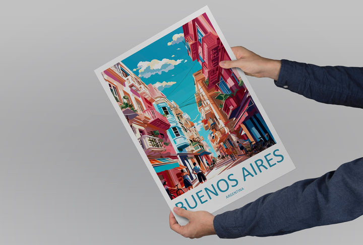 Buenos Aires Travel Print Wall Art Buenos Aires Wall Hanging Home Décor Buenos Aires Gift Art Lovers Argentina Art Lover Gift Buenos Aires
