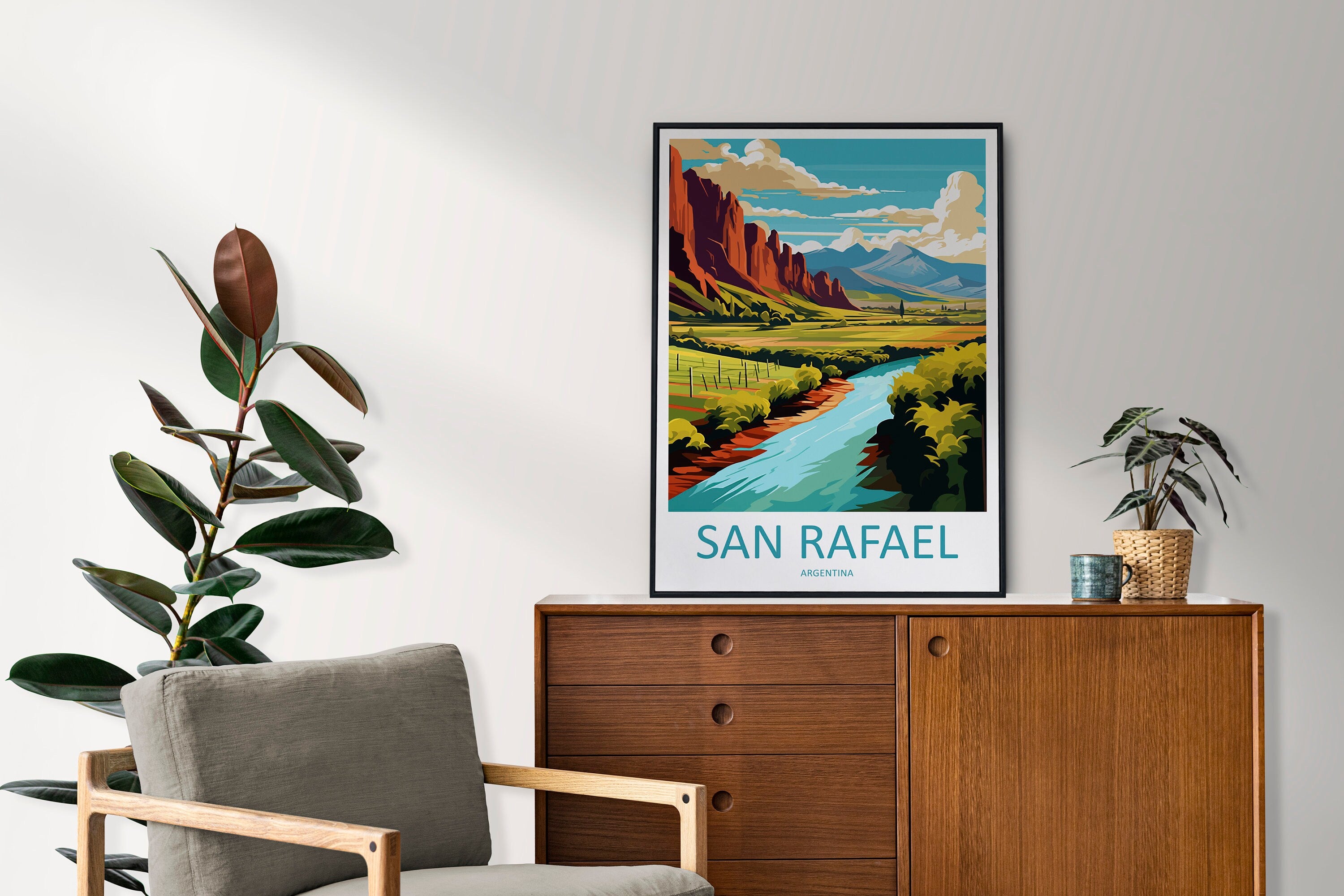 San Rafael Travel Print