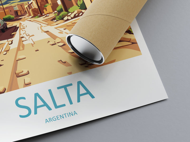 Salta Travel Print Wall Art Salta Wall Hanging Home Décor Salta Gift Art Lovers Argentina Art Lover Gift Salta Argentina Wall Art